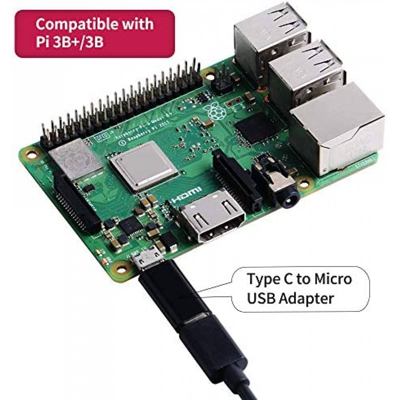 Fuente de Alimentacion GeeekPi para Raspberry Pi 18W 5V 3.6A