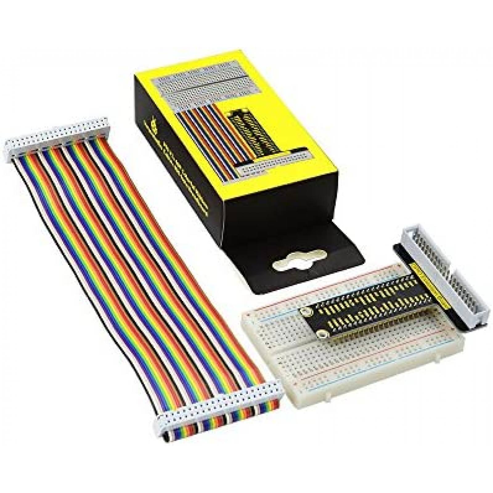 Kit Breakout KEYESTUDIO GPIO Cable de Cinta, Placa -Negro
