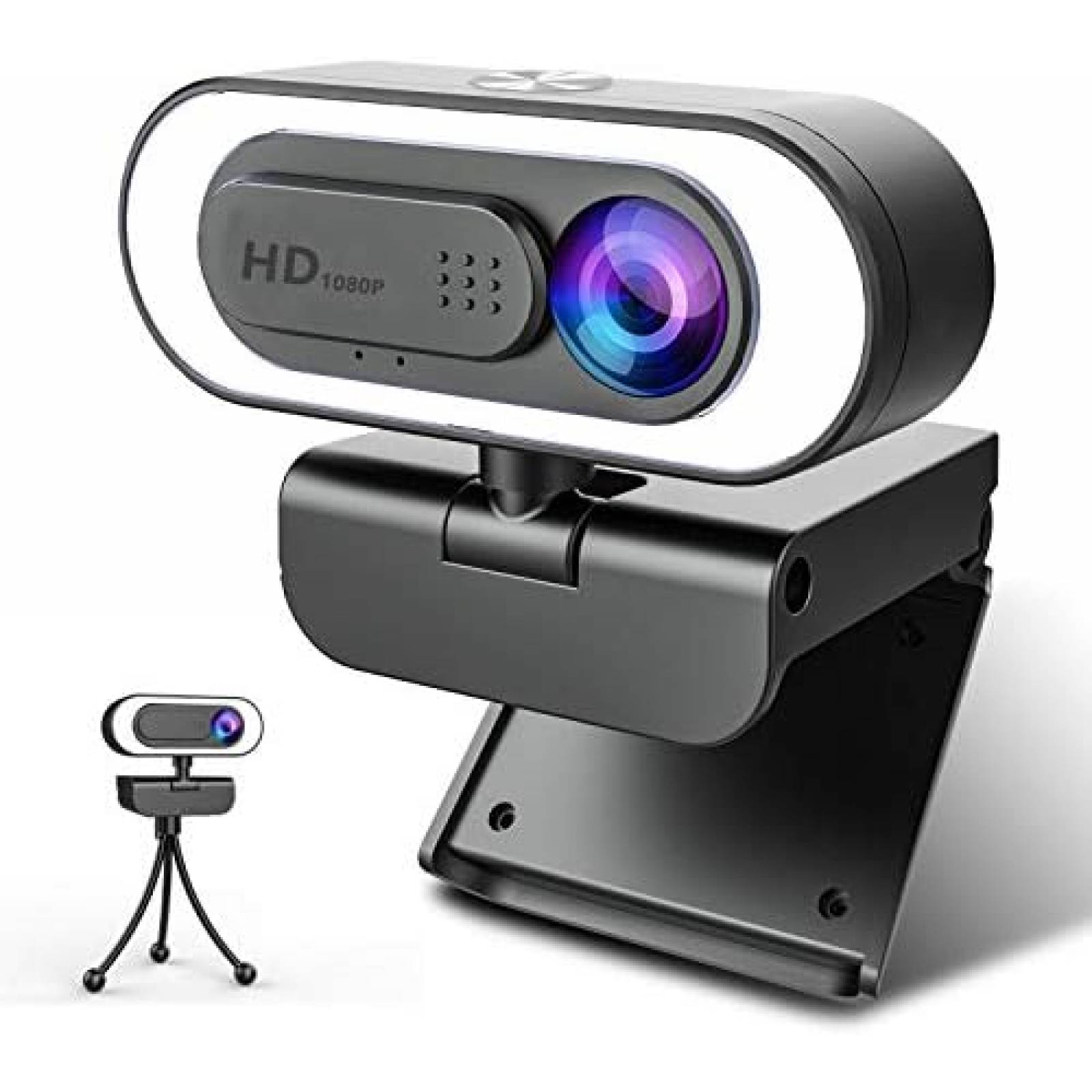 Camara Web ZZCP 2K FHD 120 Aro de Luz 3 Modos + Tripie