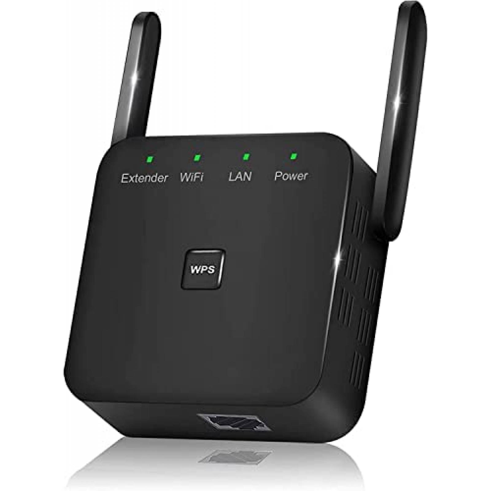 Repetidor de Señal Wifi Generico Compatible con Alexa -Negro