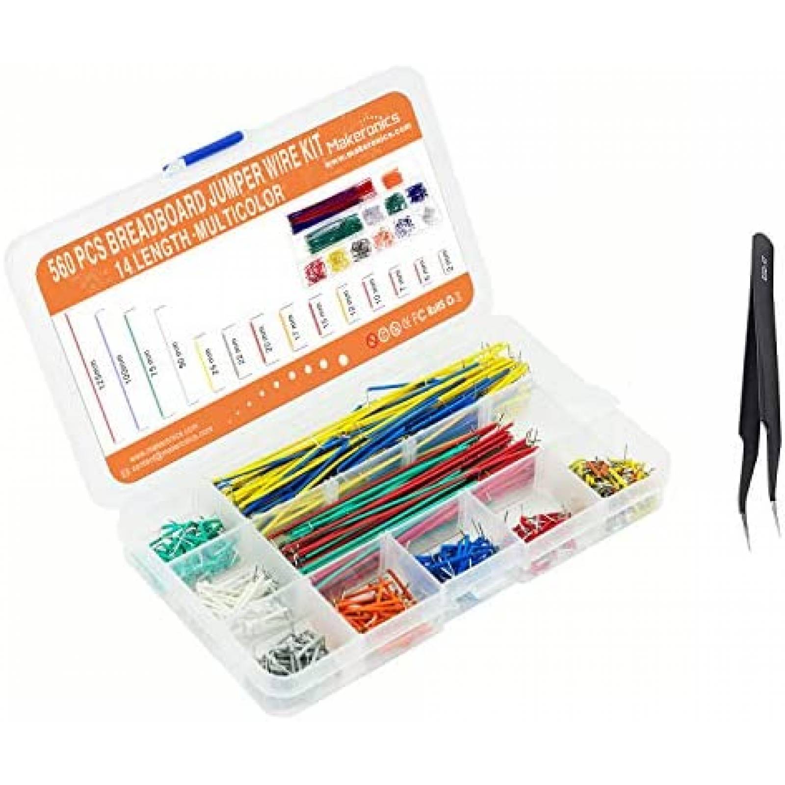 Kit De Componentes Electronicos BOJACK Para Arduino -Negro