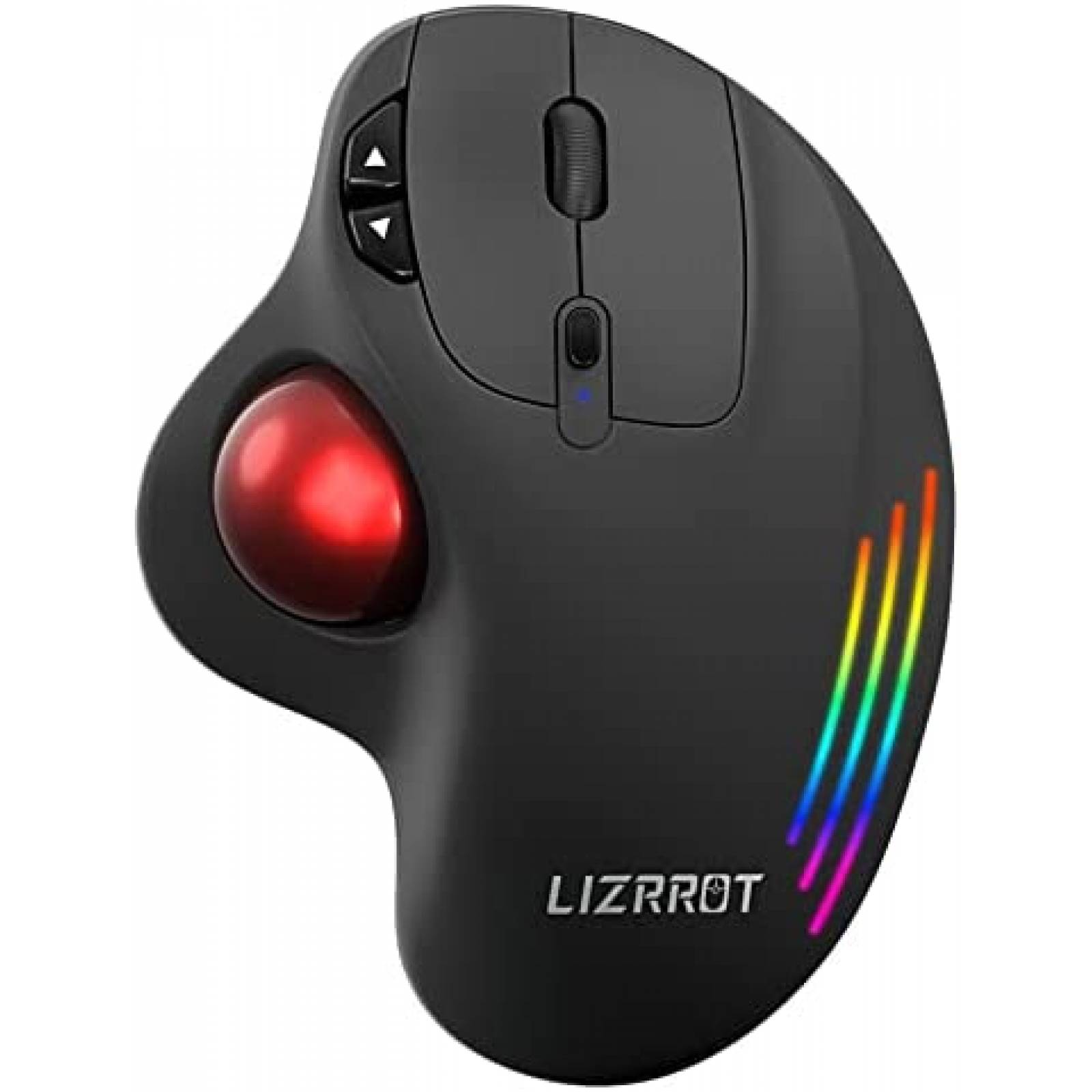 Mouse Gamer LIZRROT Inalambrico Ergonomico Bluetooth -Negro