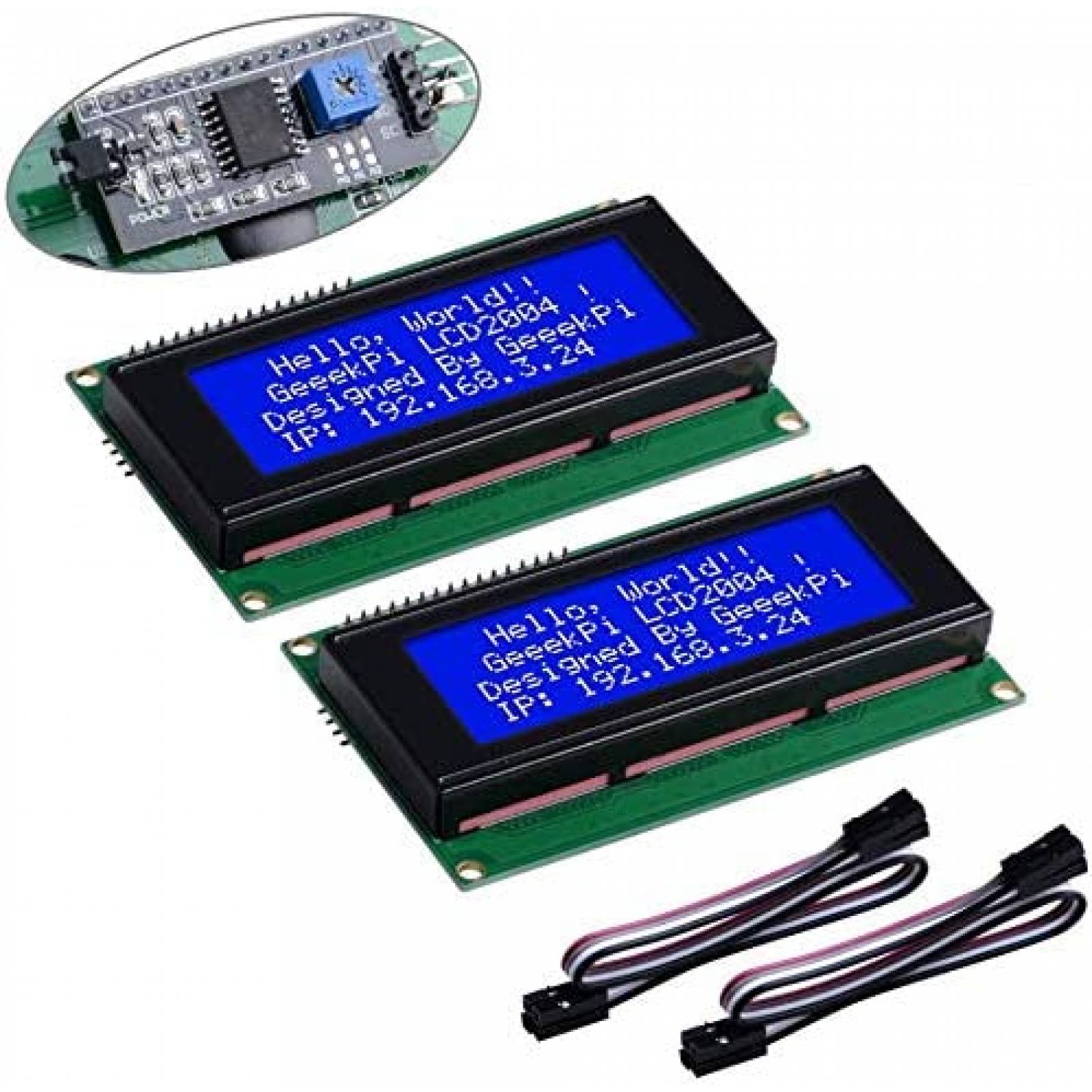 Pantalla LCD GeeekPi Para Arduino Raspberry Pi -Negro