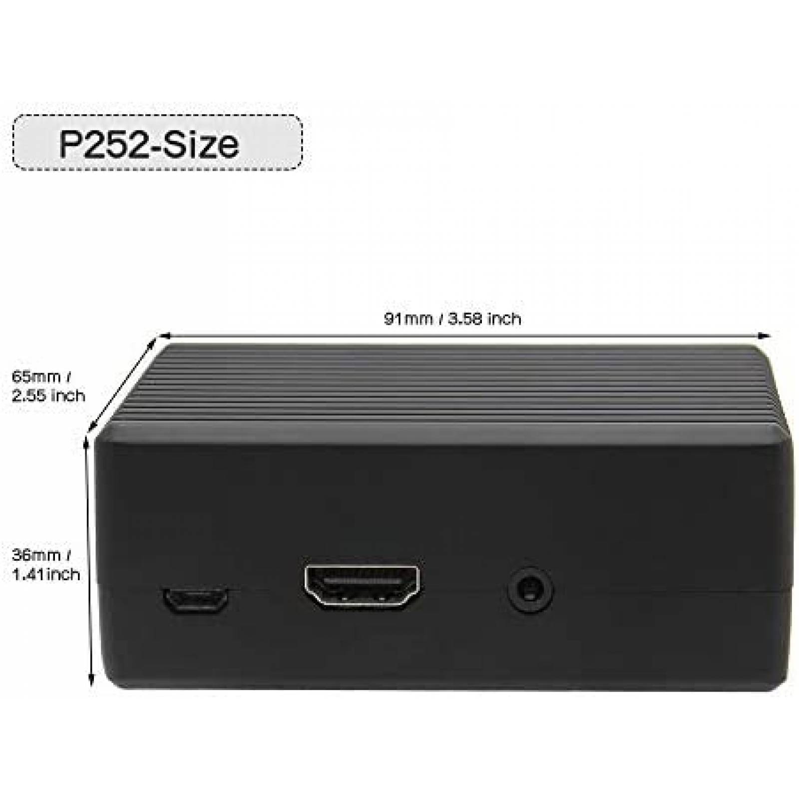 Funda Raspberry Pi Geekworm Model B Aleacion De Aluminio