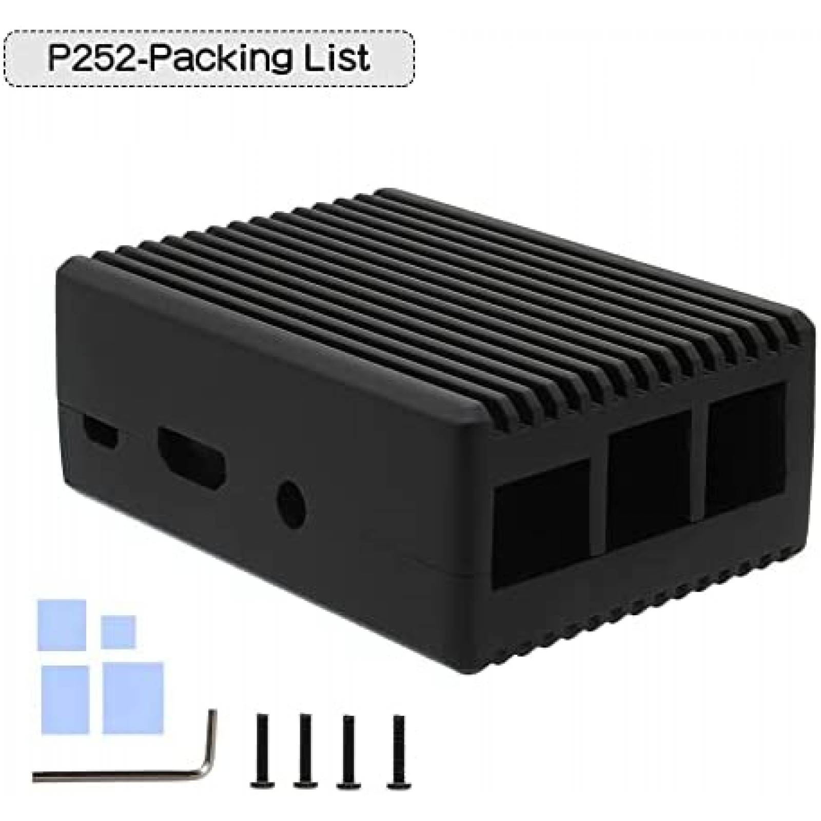 Funda Raspberry Pi Geekworm Model B Aleacion De Aluminio