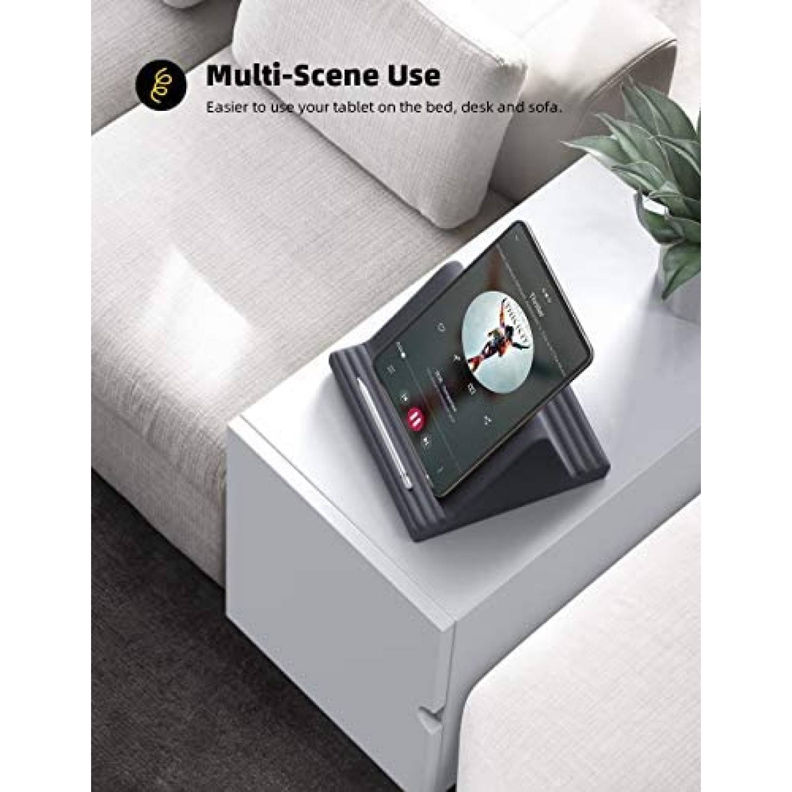 Soporte de Almohada Lamicall para Tabletas -Gris Oscuro