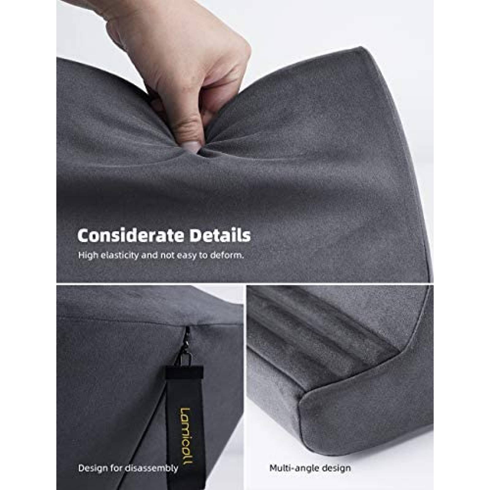 Soporte de Almohada Lamicall para Tabletas -Gris Oscuro