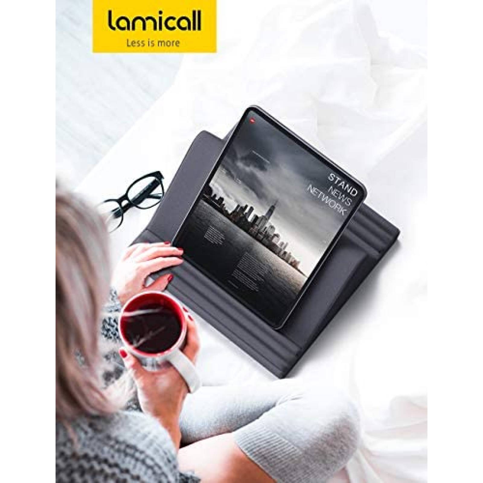 Soporte de Almohada Lamicall para Tabletas -Gris Oscuro