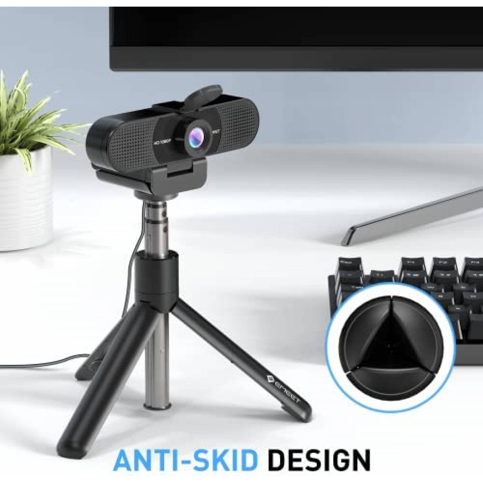 Camara Web EMEET C960 1080p 90 2 Mic Cancela Ruido + Tripie