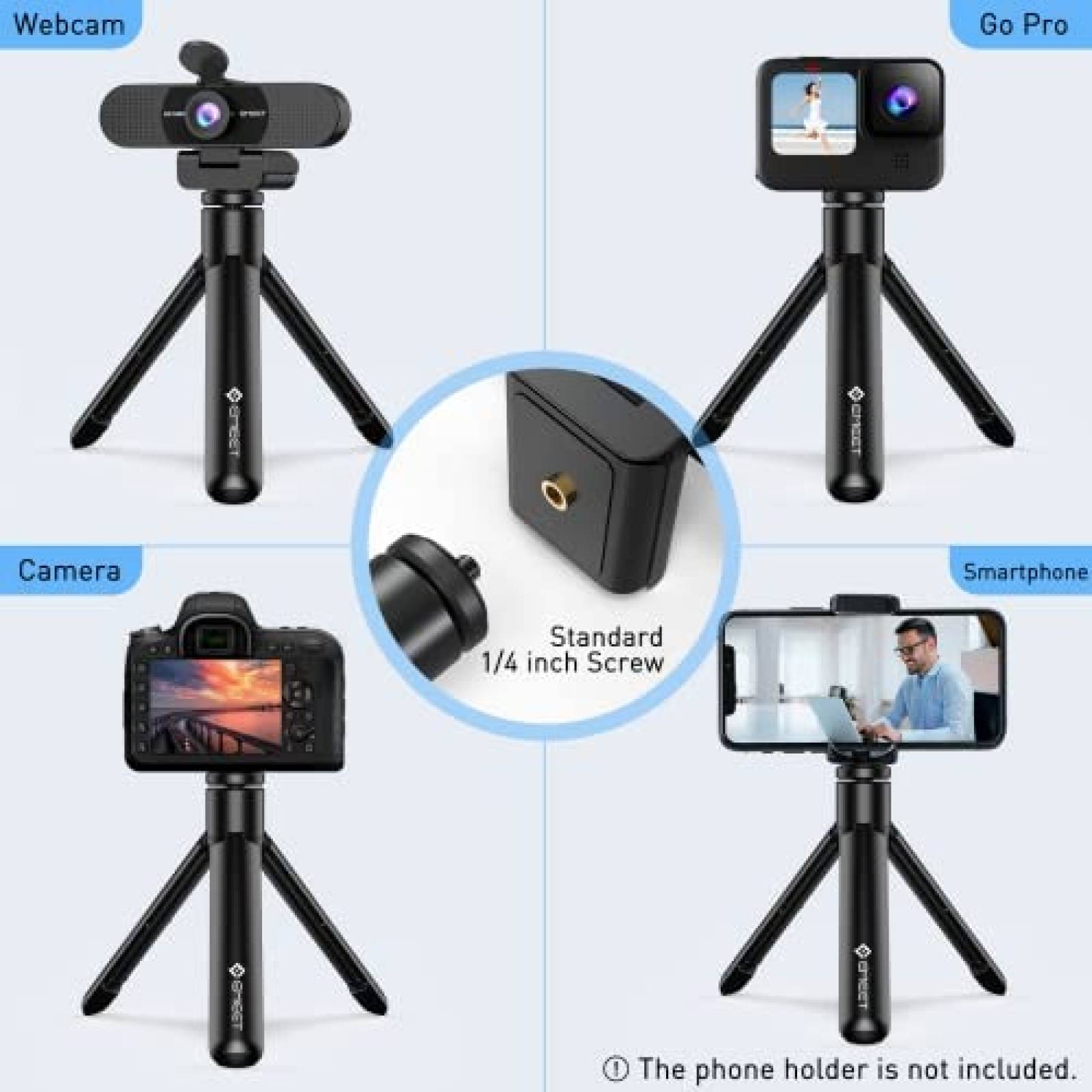 Camara Web EMEET C960 1080p 90 2 Mic Cancela Ruido + Tripie