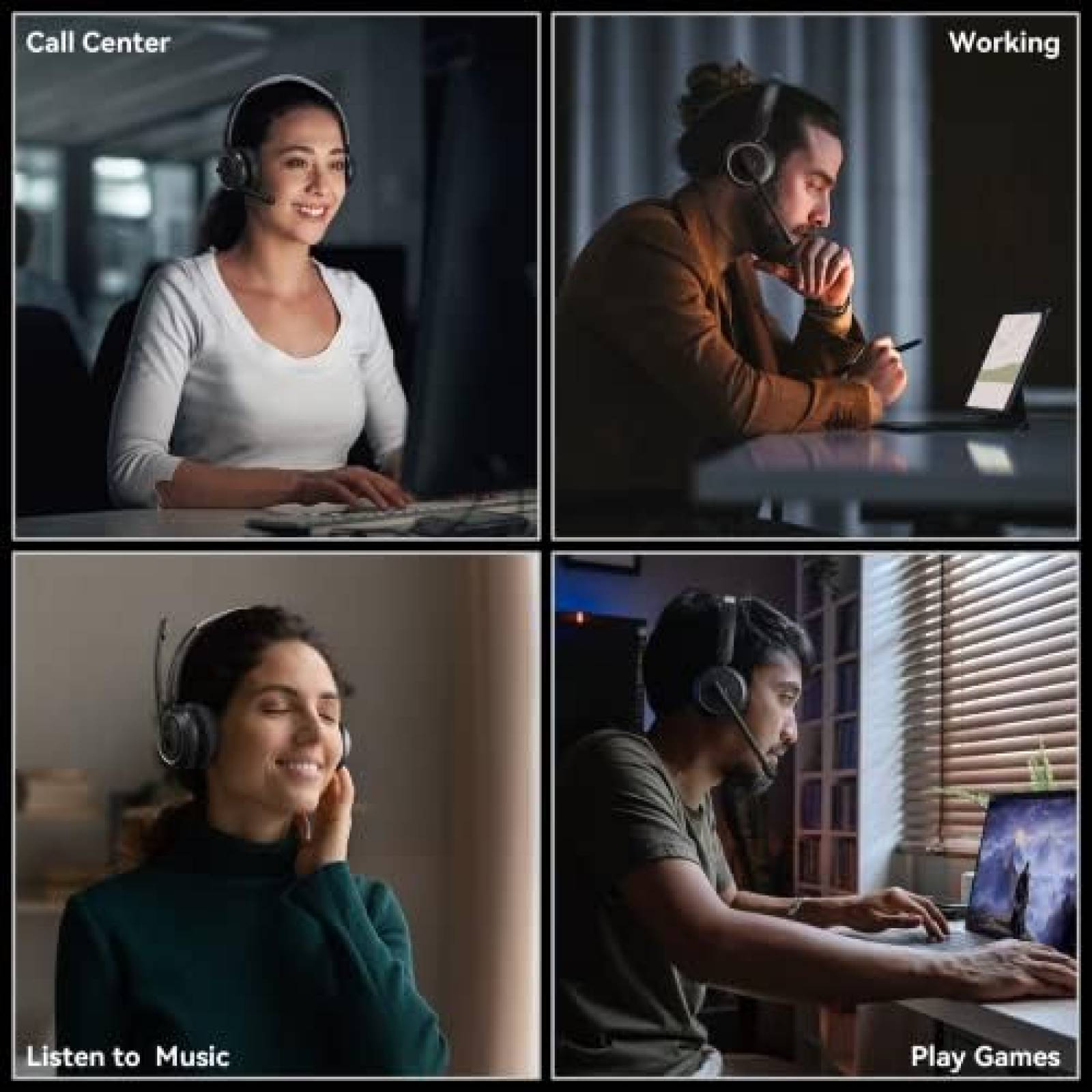 Audifonos Inalambricos LEVN Cancelacion de Ruido Bluetooth