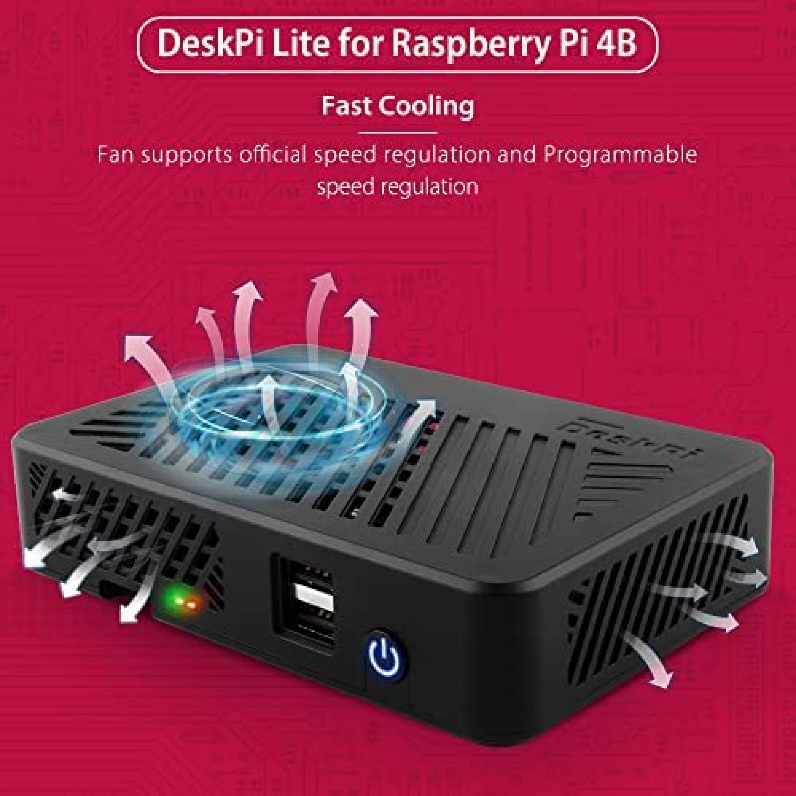 Kit Raspberry Pi 4 Geekpi 32 GB Con Fuente De Alimentacion