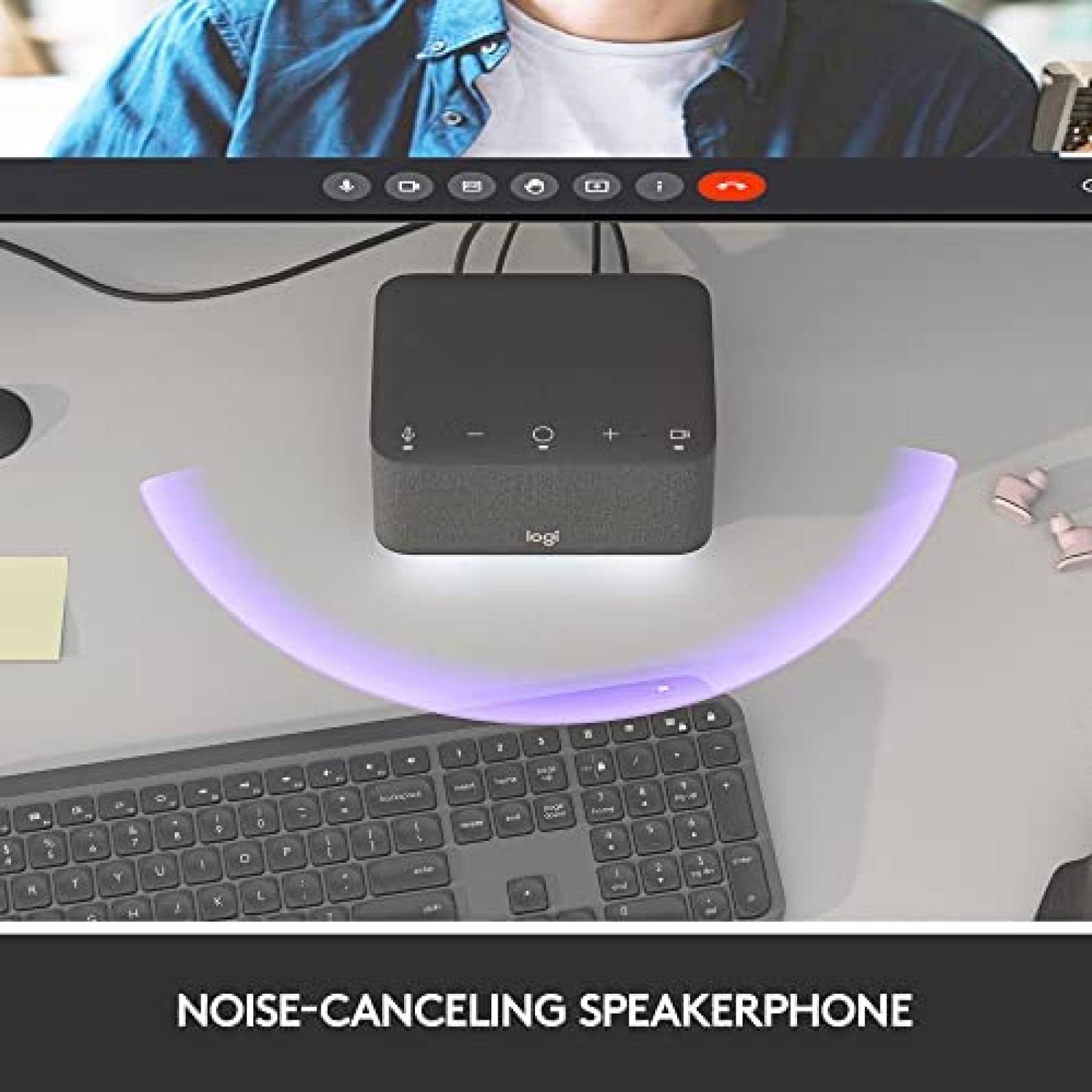 Hub USB Logitech Logi Dock Todo en Uno USB C -Grafito