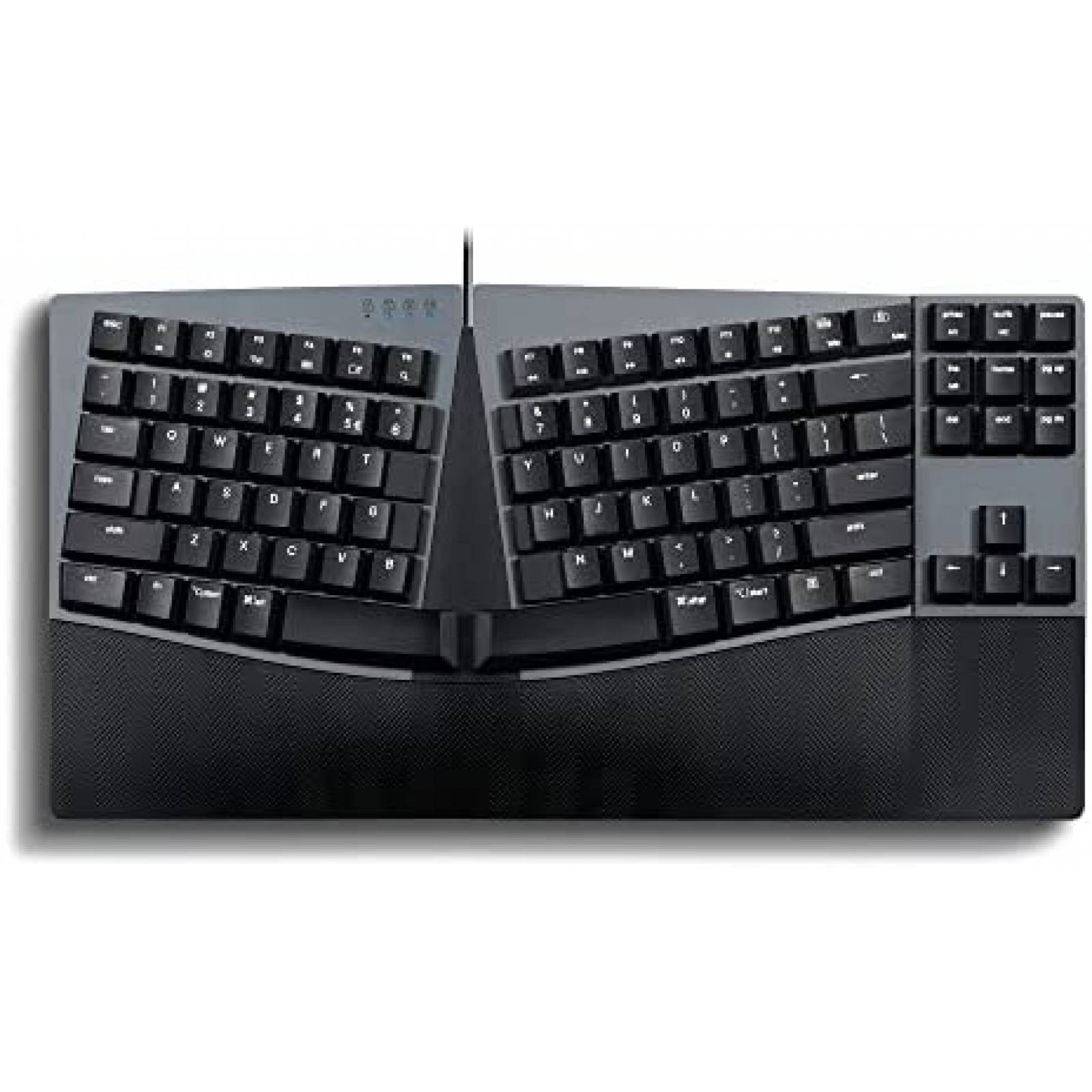 Teclado Gamer Perixx Alambrico Ergonomico Mecanico -Negro