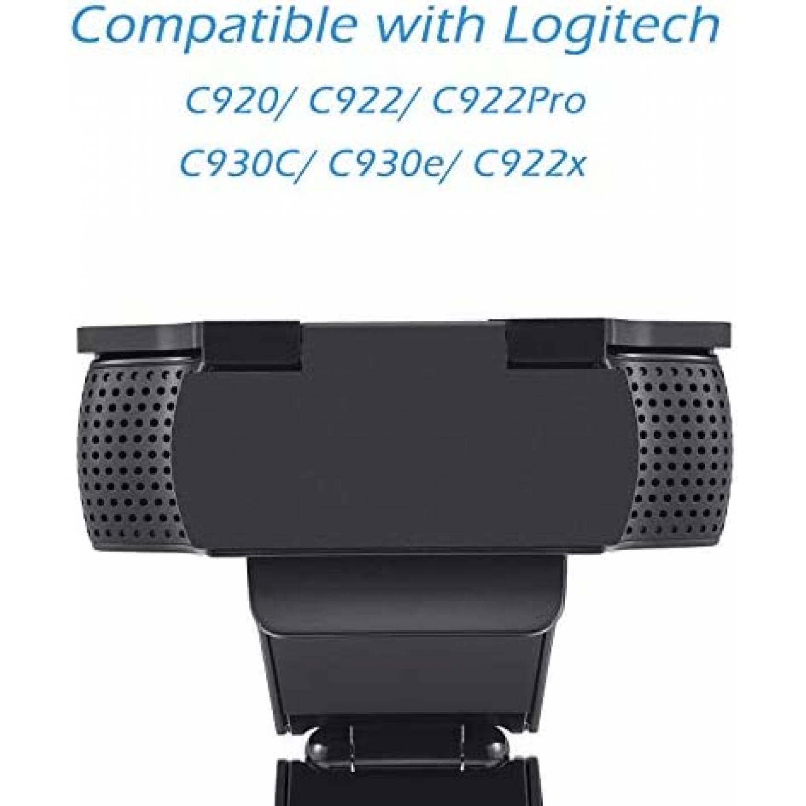 Cubierta para Camara Web CloudValley Logitech C920 -Negro