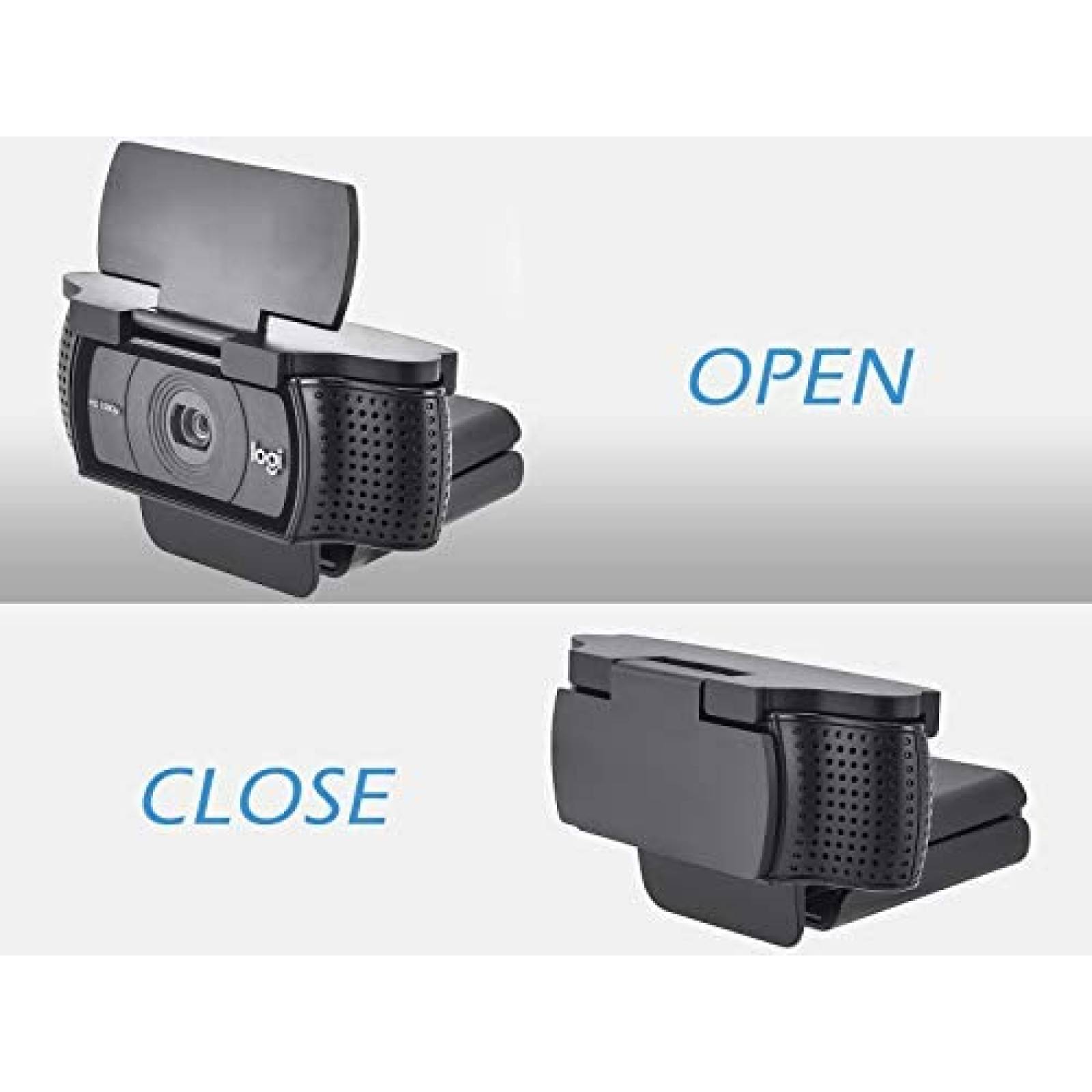 Cubierta para Camara Web CloudValley Logitech C920 -Negro