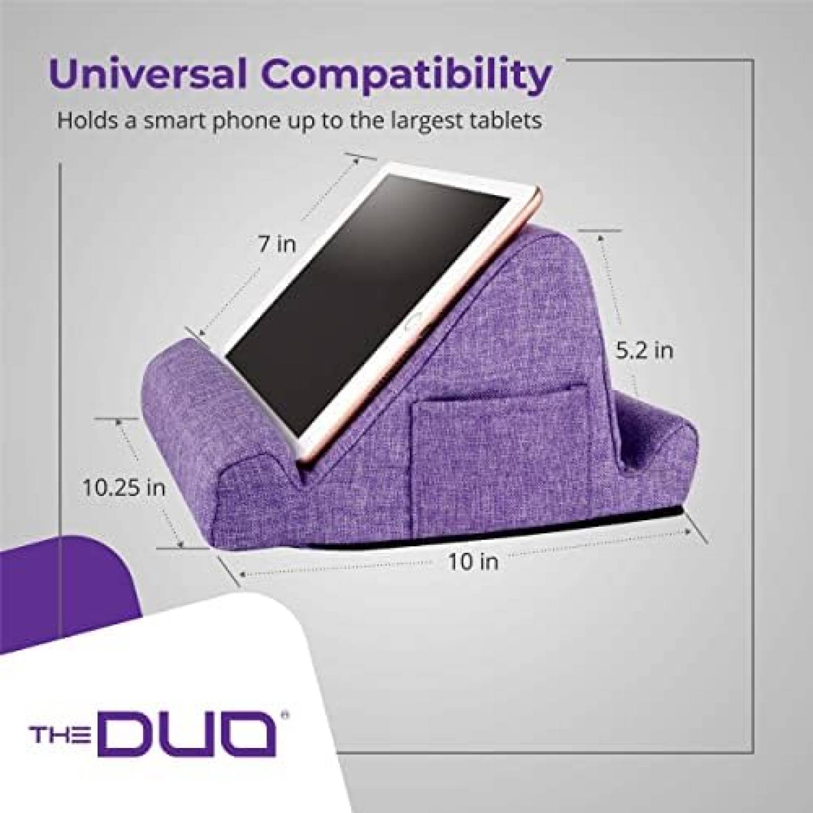 Soporte Ajustable The Duo de Almohada para Tablet -Rosa