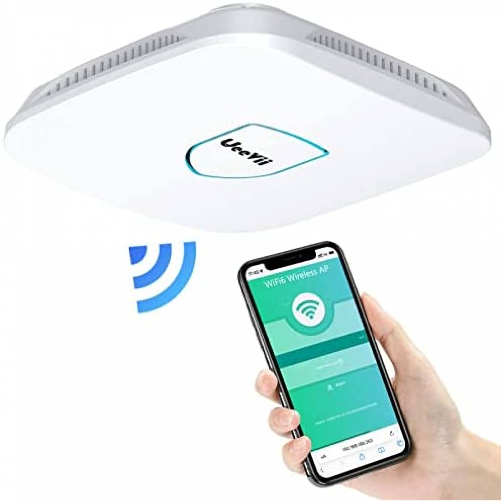 Punto de Acceso WiFi UeeVii WiFi 6 2.4G/5.8G 1775Mbps -Blan