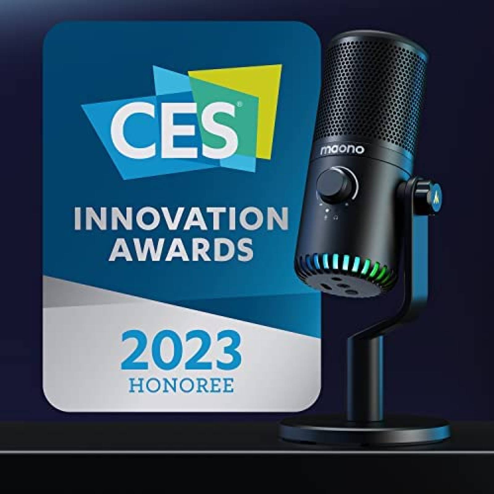 Microfono Gamer MAONO DM30 RGB Programable para Streaming