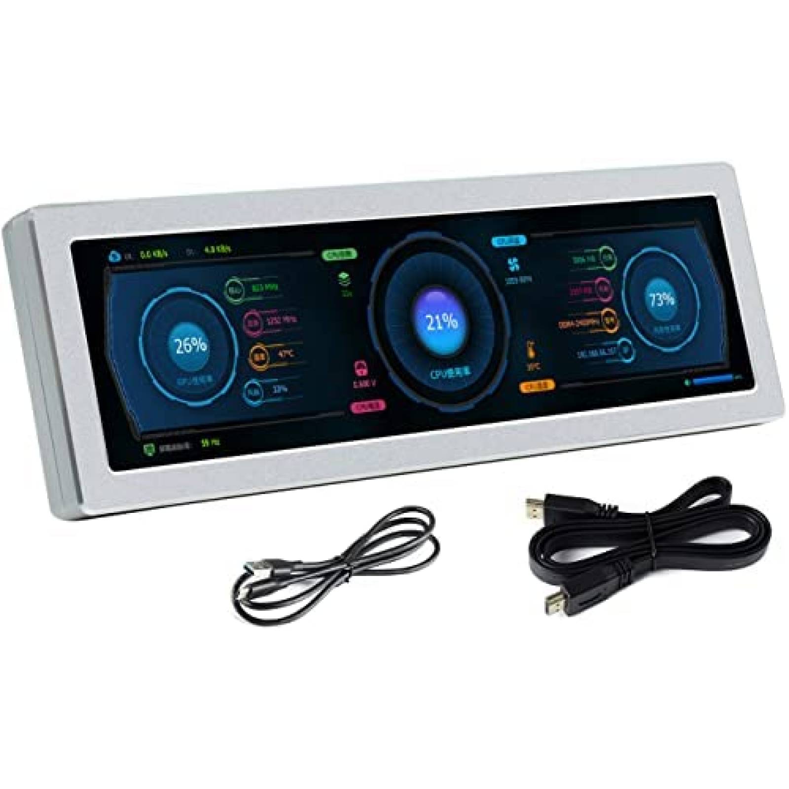 Monitor IPS Waveshare 8.8" para Raspberry Pi Jetson Nano