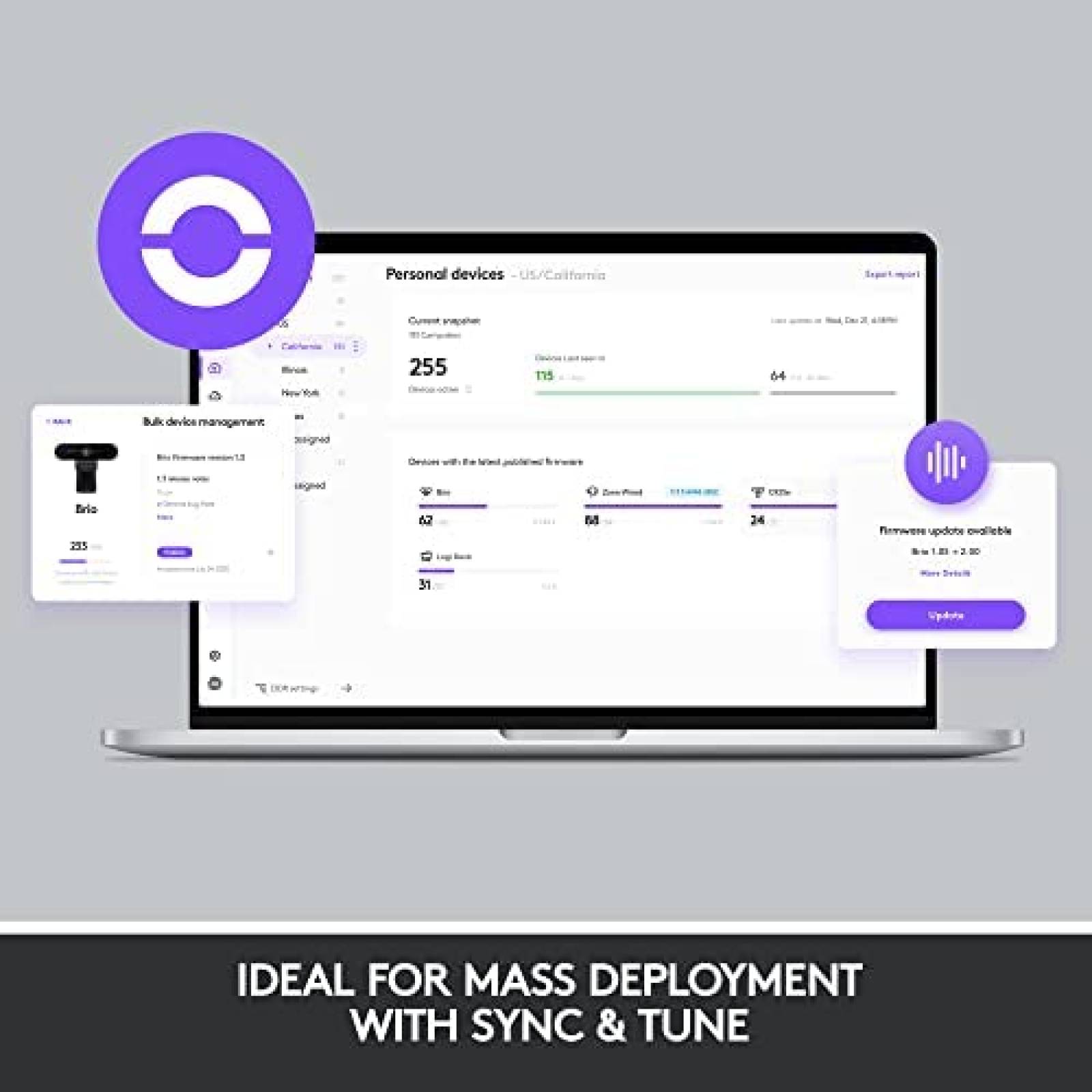 Docking Station Logitech 7 en 1 USB C DP Thunderbolt 3 -Gris