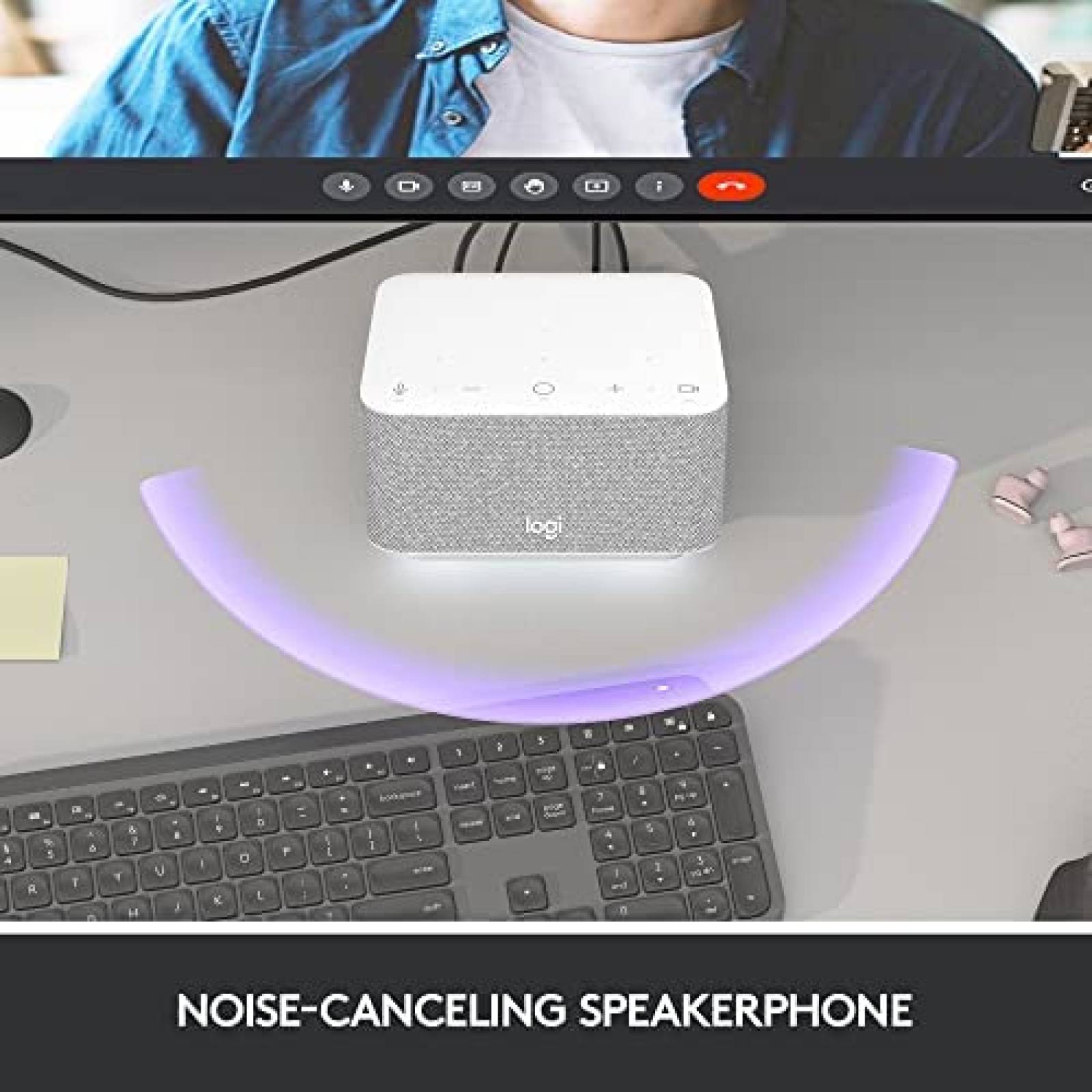 Docking Station Logitech 7 en 1 USB C DP Thunderbolt 3 -Gris