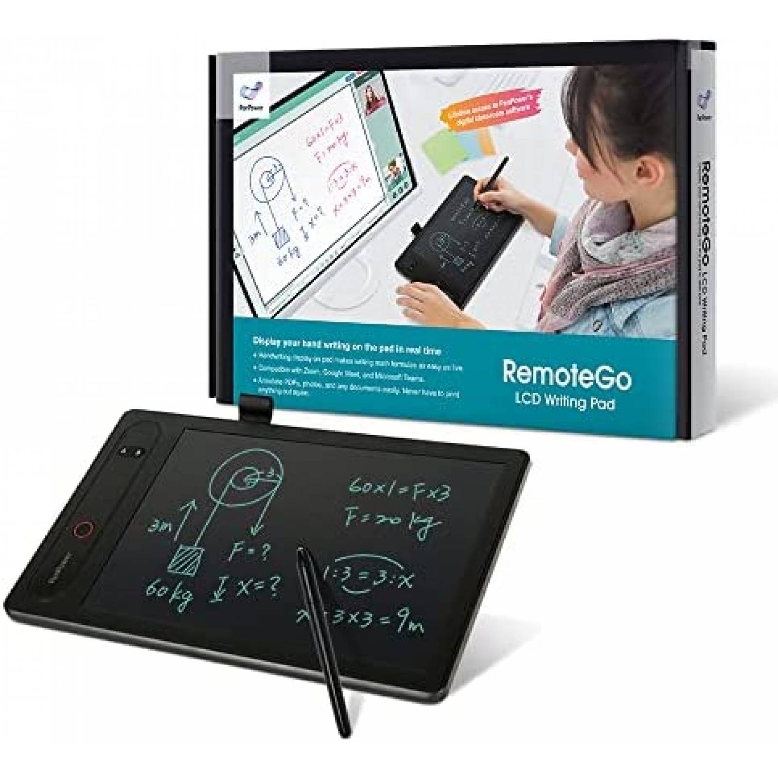 Bloc de Notas Digital PenPower 10'' Escritura a Mano -Negro