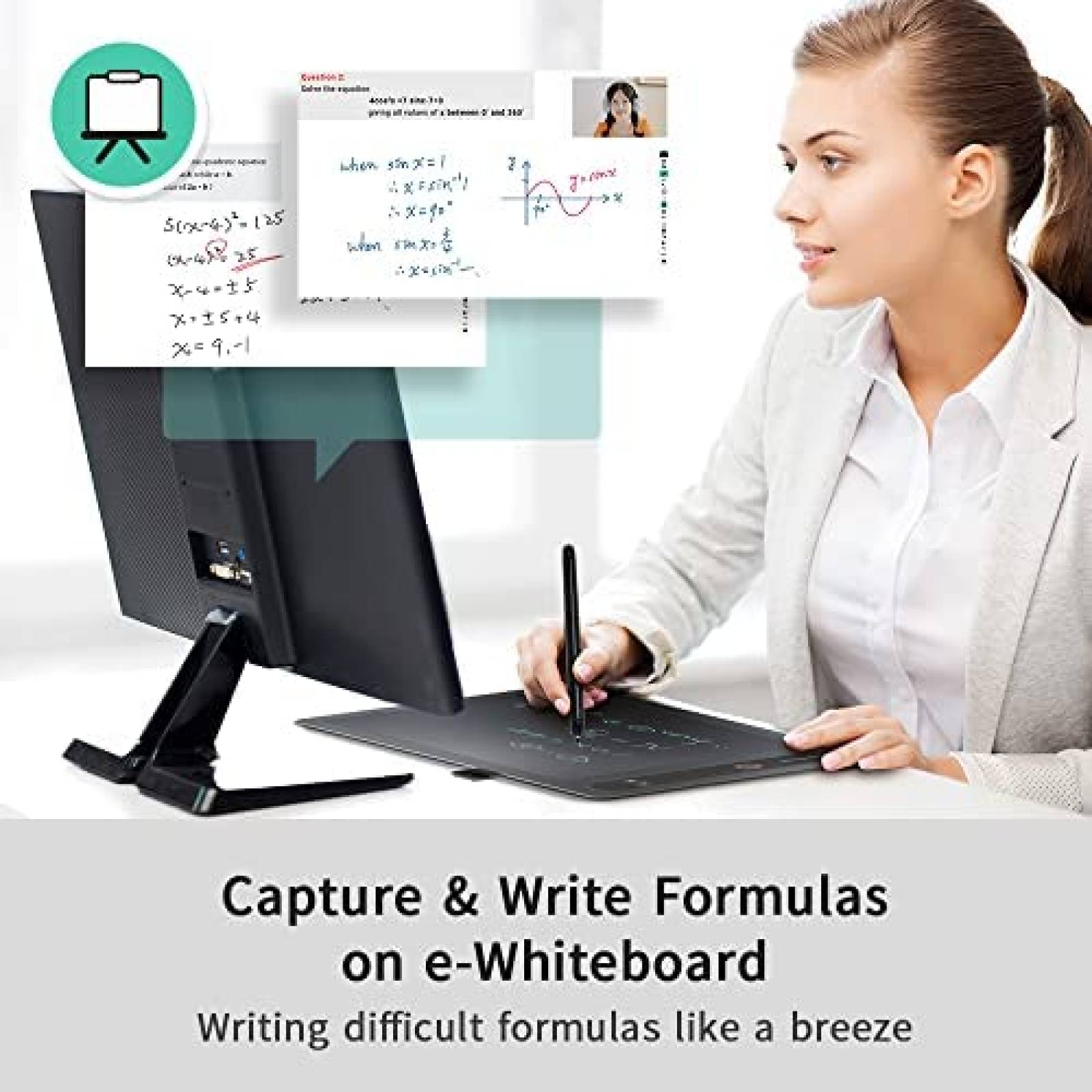 Bloc de Notas Digital PenPower 10'' Escritura a Mano -Negro