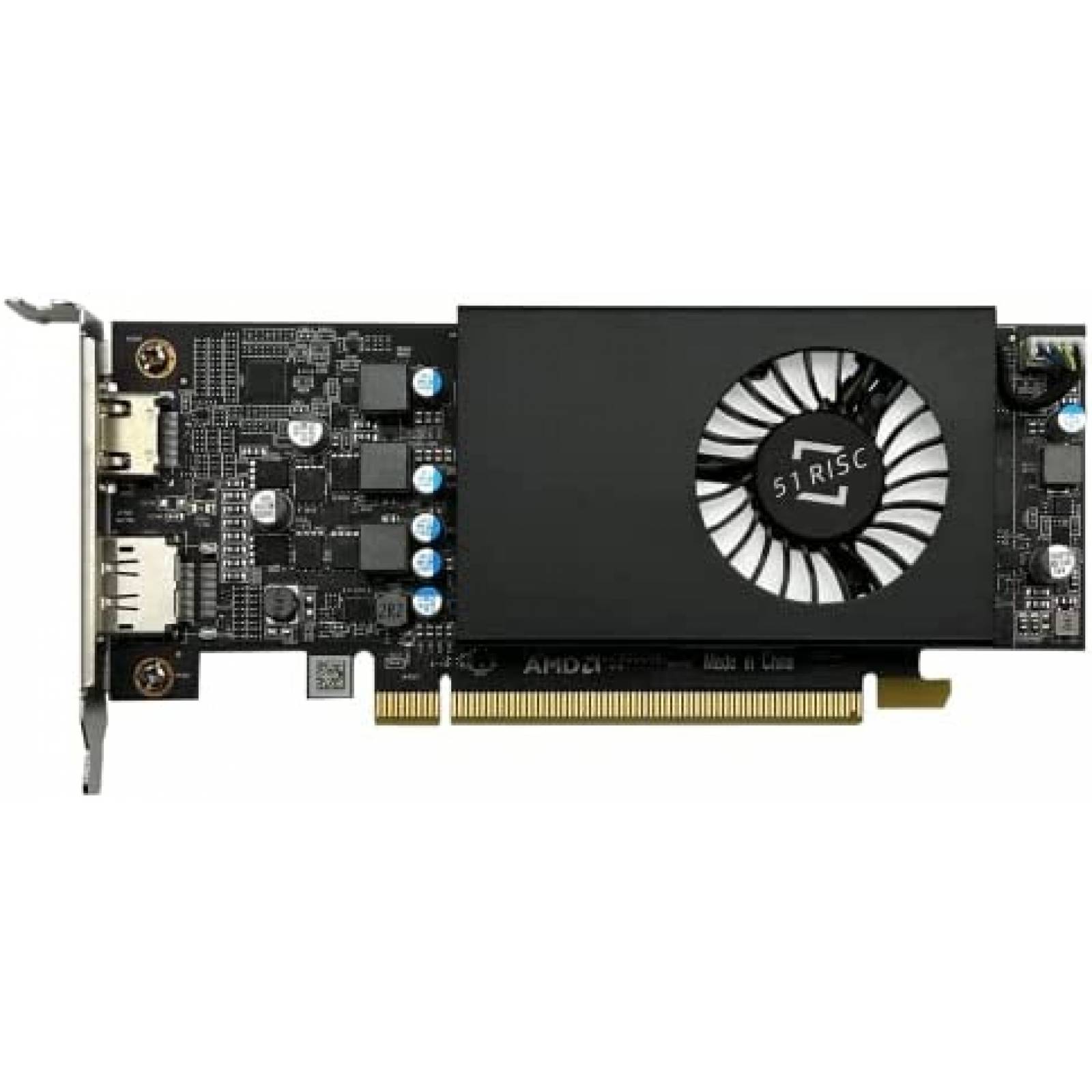 Tarjeta Grafica 51RISC Radeon RX 550 LP 4GB GDDR5 -Negro