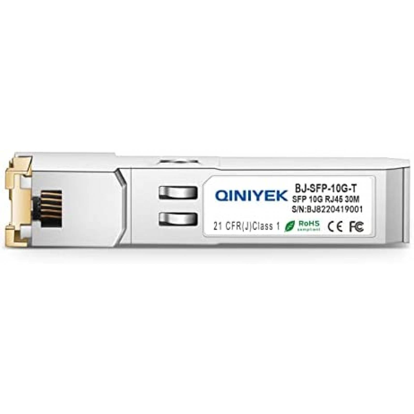 Transceptor de Red QINIYEK 10GBase-T SFP+ 30m Cisco 4 Pzs