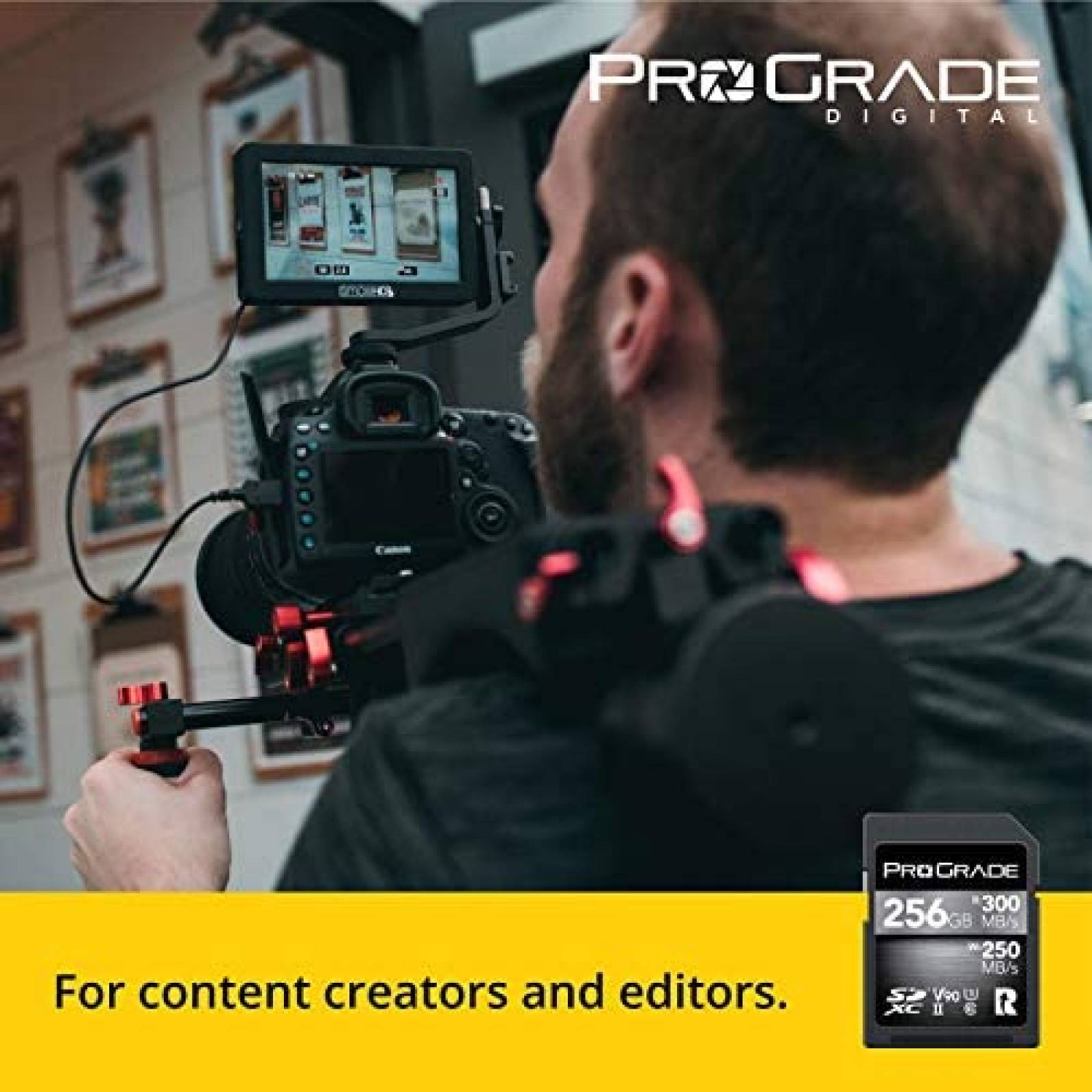 Tarjeta de Memoria ProGrade SDXC 256GB 300MB/s Clase 10 U3