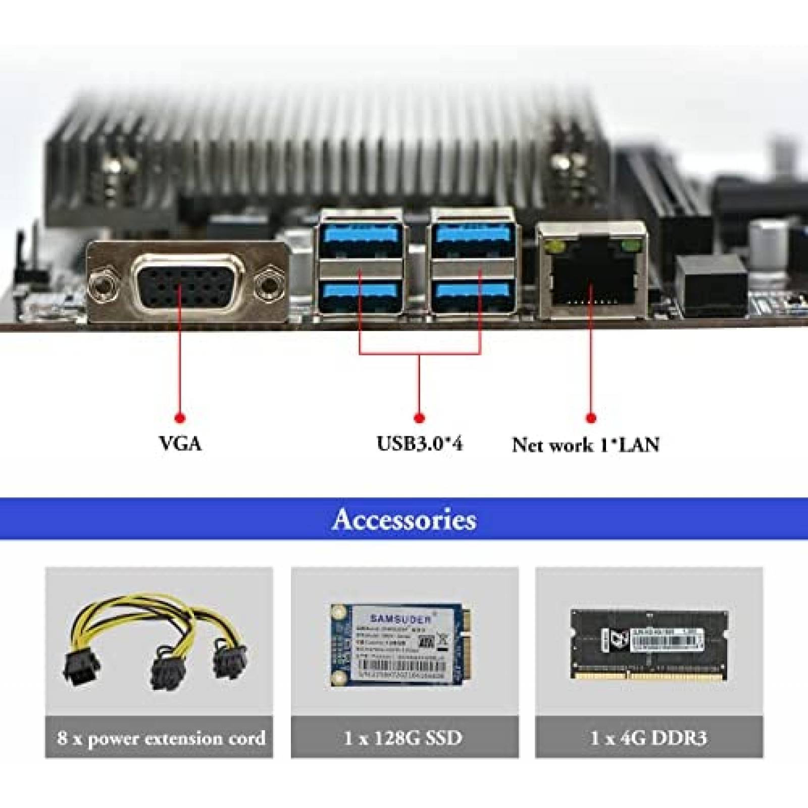 Tarjeta Madre MLLIQUEA B85 para Minar Bitcoin -Negro