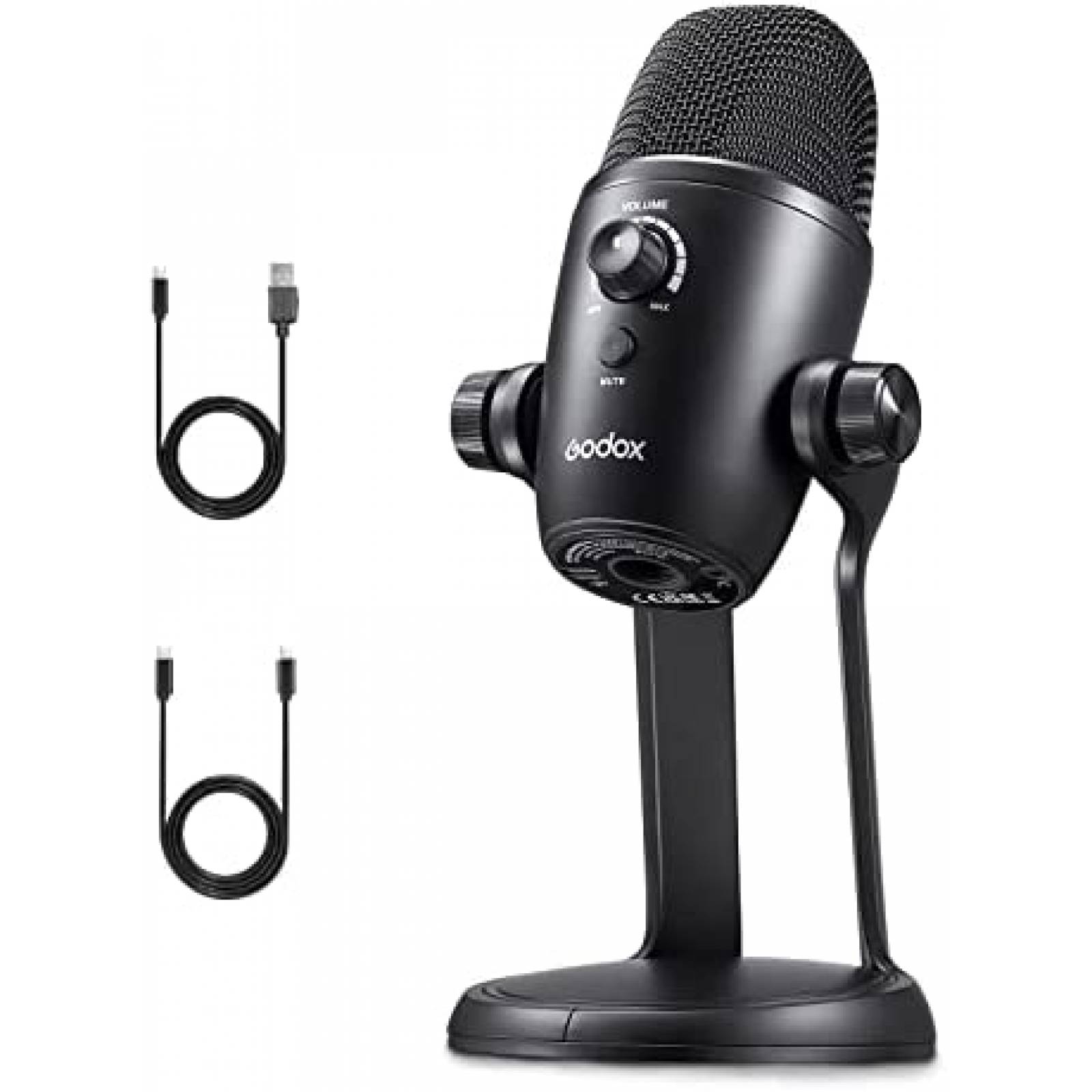Microfono Godox UMIC82 Condensador USB Omnidirecional Negro microfono-godox-umic82-condensador-usb-omnidirecional-negro