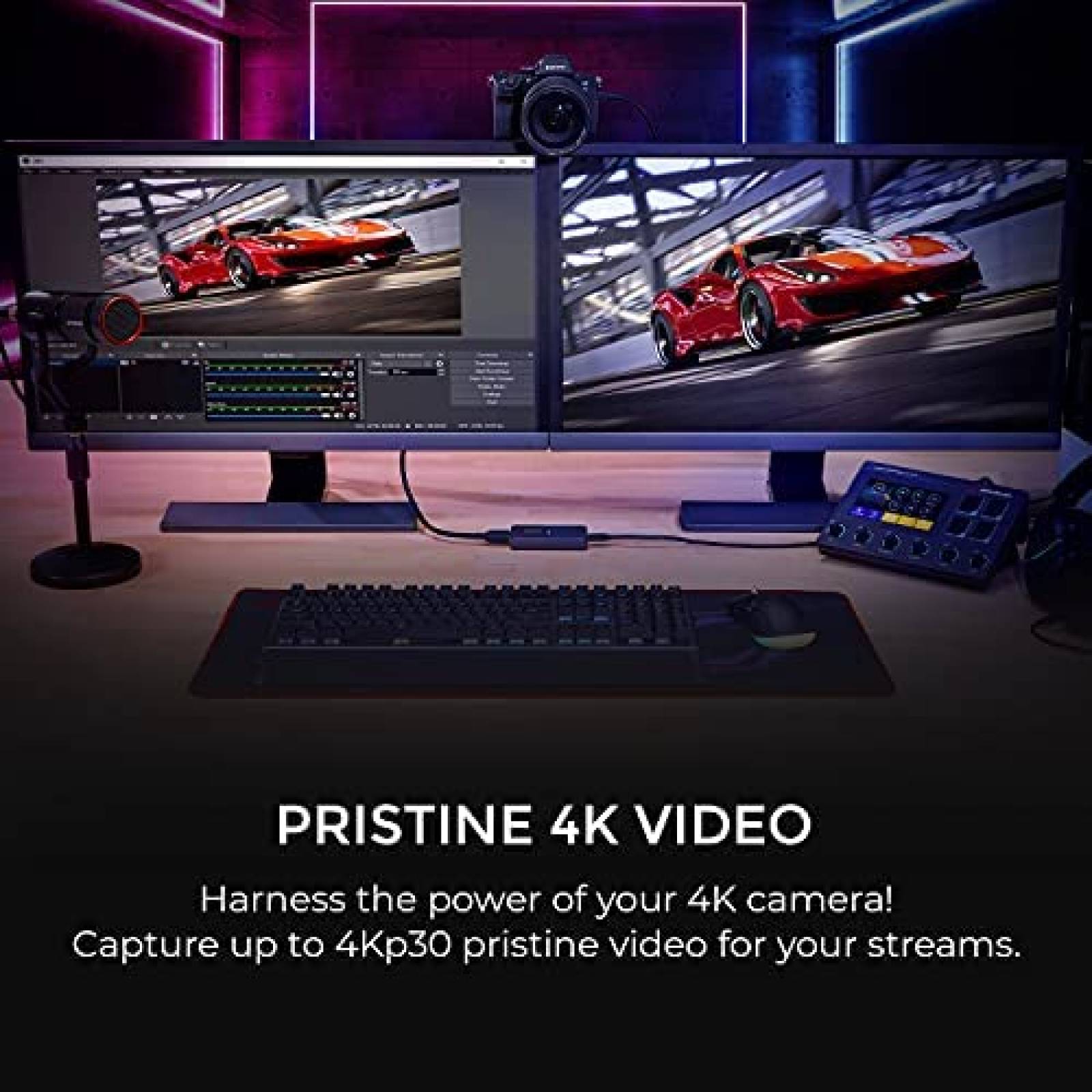 Capturadora de Video AVerMedia BU113 Streamer 4K HDMI USB-C