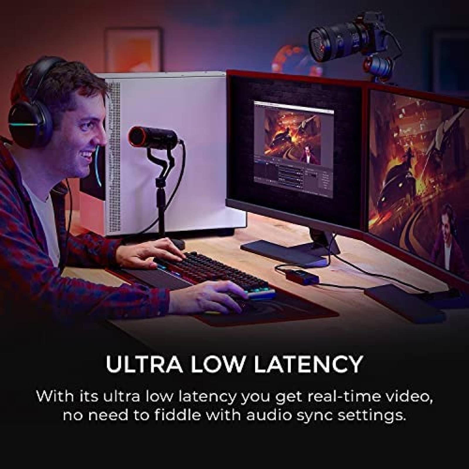 Capturadora de Video AVerMedia BU113 Streamer 4K HDMI USB-C