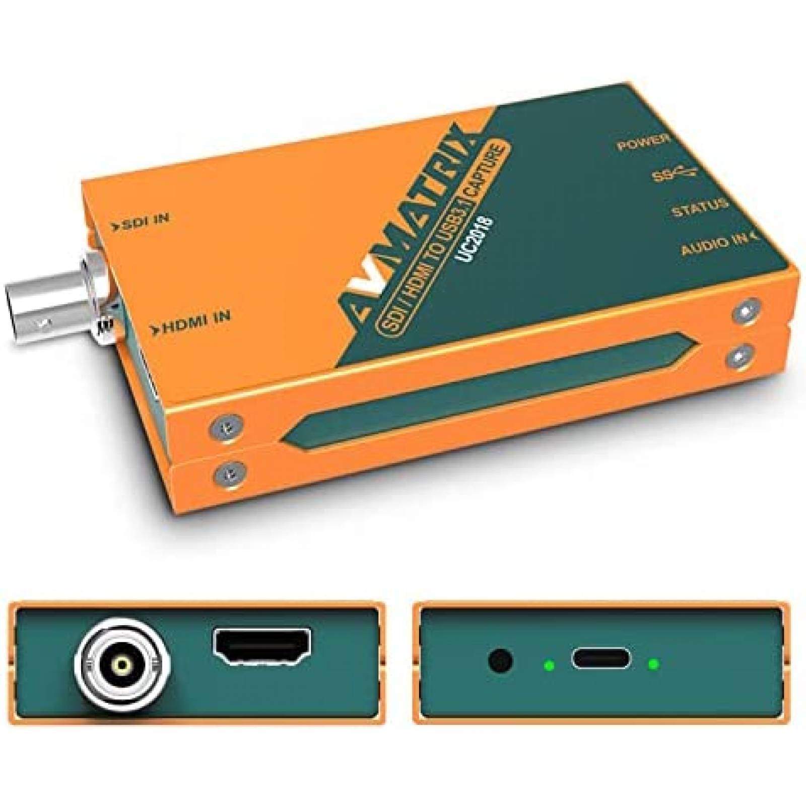 Capturadora de Video AVMATRIX UC2018 SDI HDMI USB Streaming