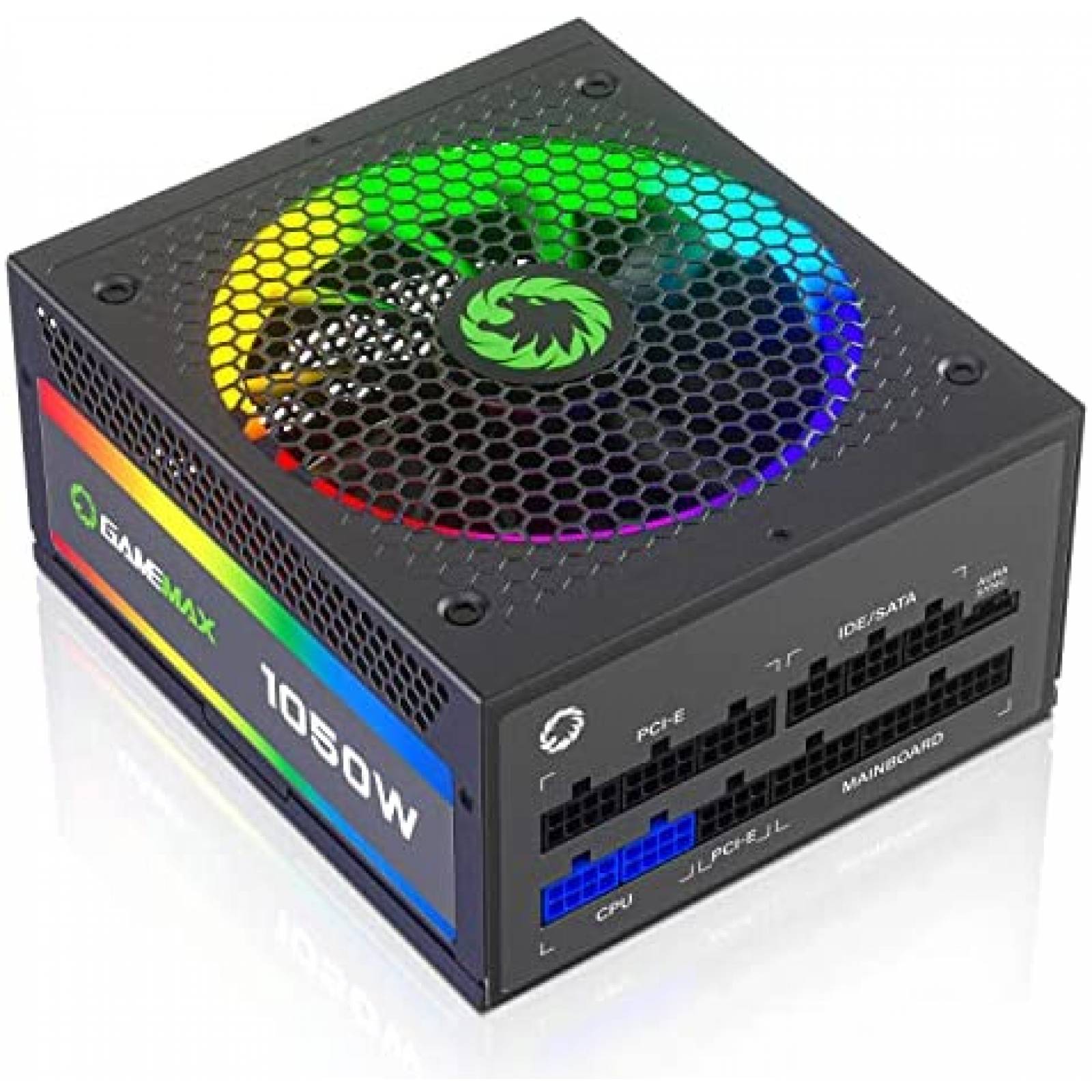 Fuente de Alimentacion GAMEMAX RGB 1050W Modular 80+ Gold