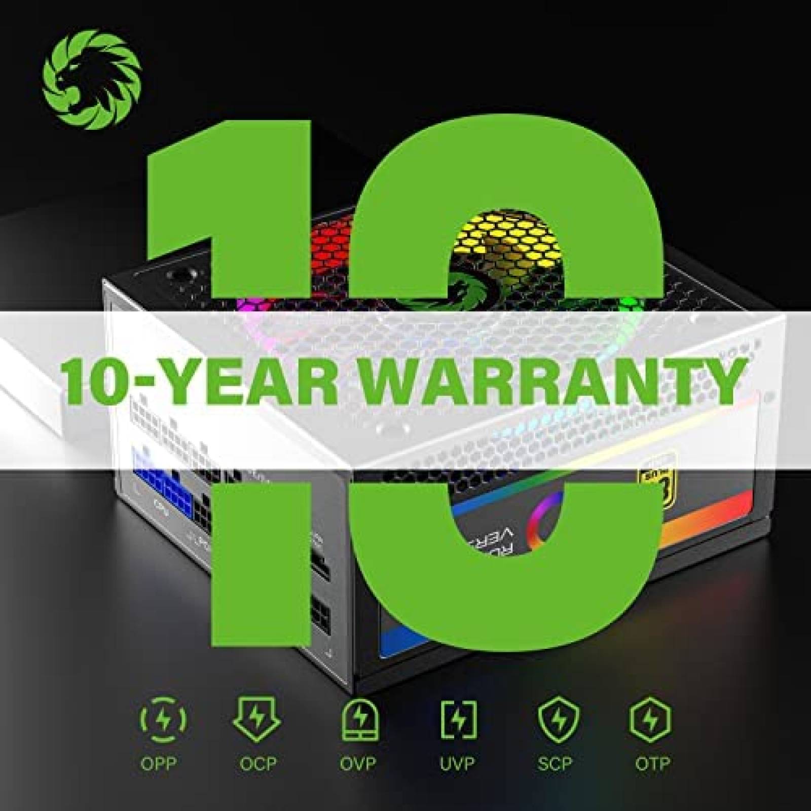 Fuente de Alimentacion GAMEMAX RGB 1050W Modular 80+ Gold