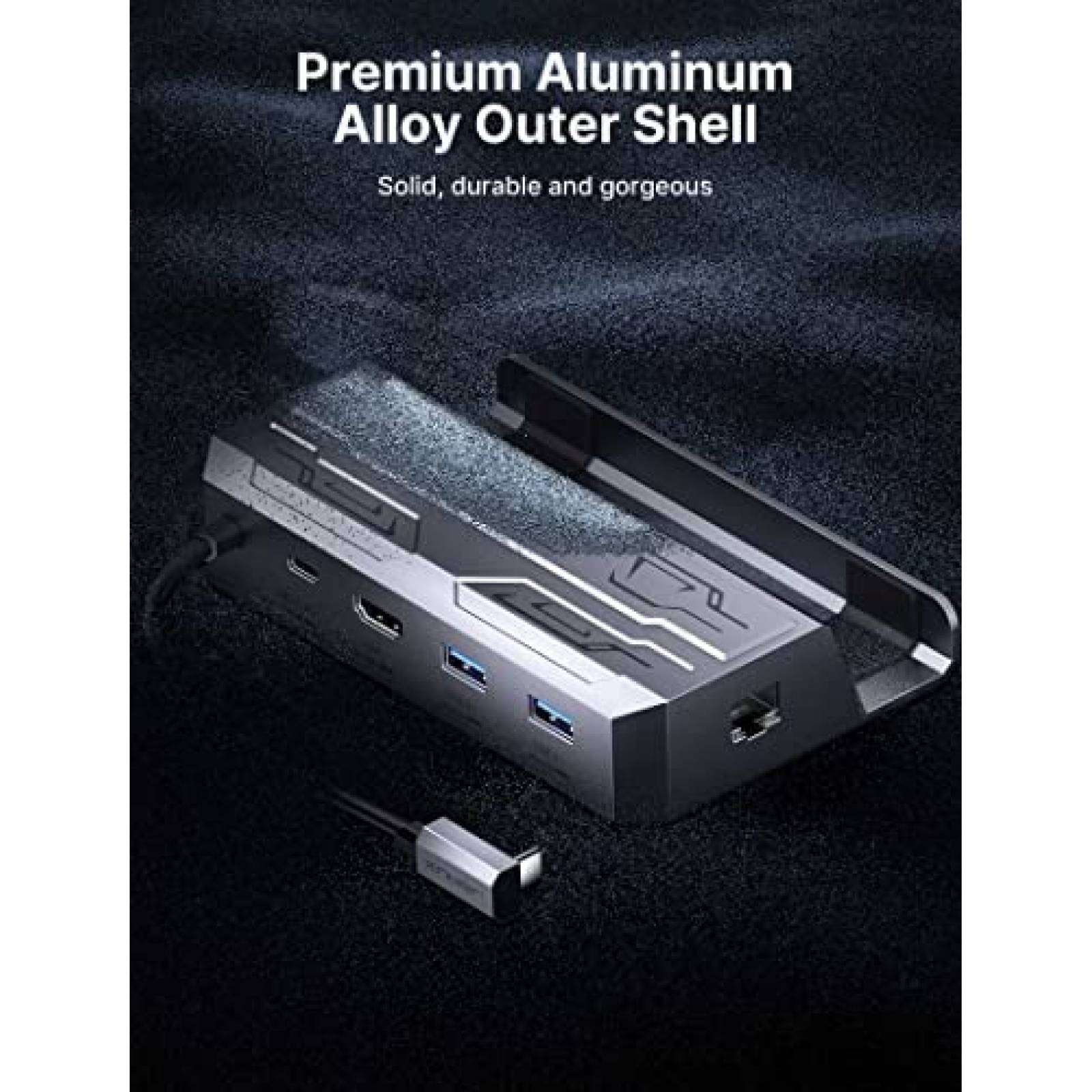 Docking Station JSAUX M.2 para Steam Deck NVMe SSD 4K 60Hz