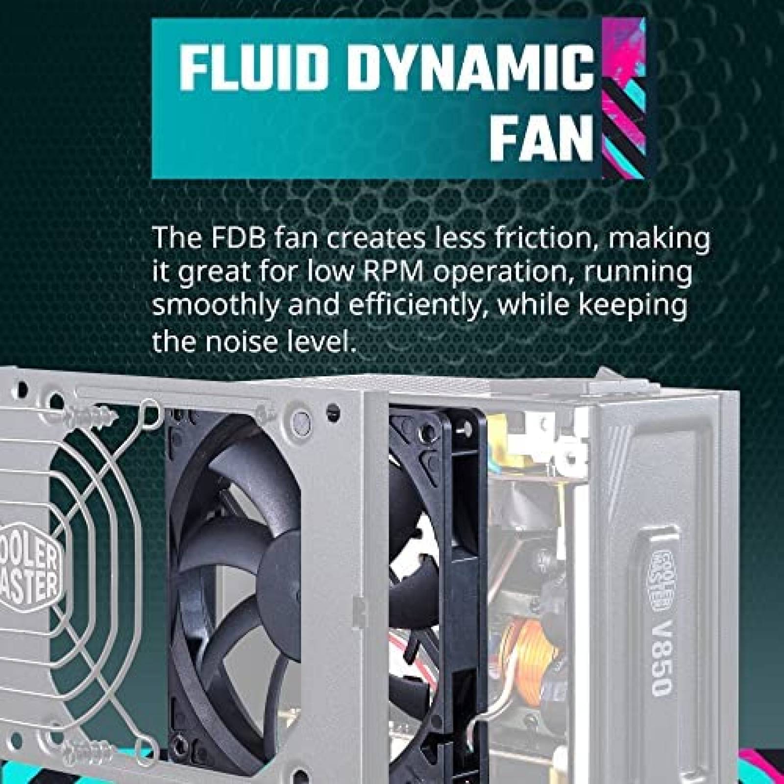 Fuente de Poder Cooler Master V850 SFX 80+ ATX Silencioso -N