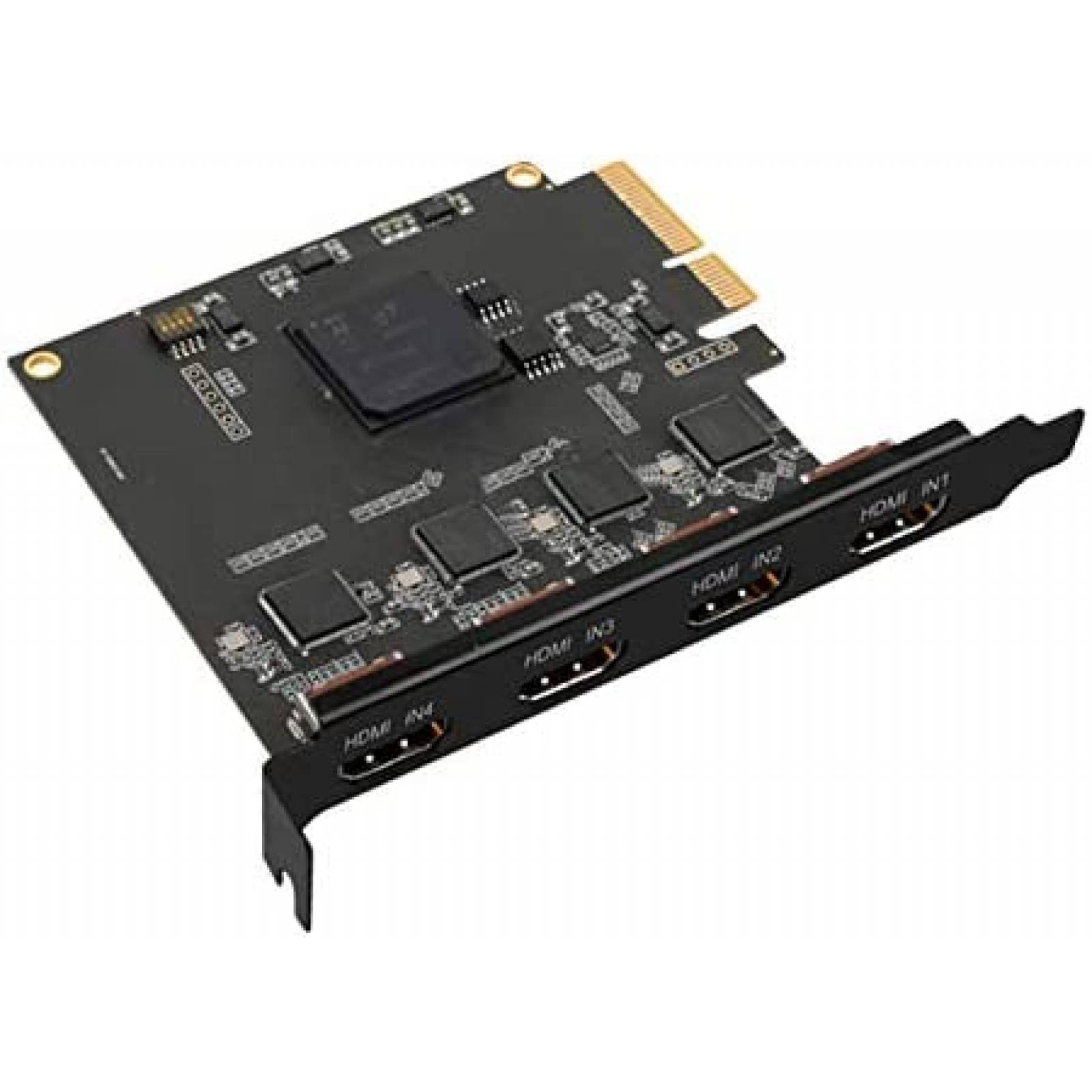 Tarjeta Capturadora de Video ELECABLE 4 HDMI PCIe x4
