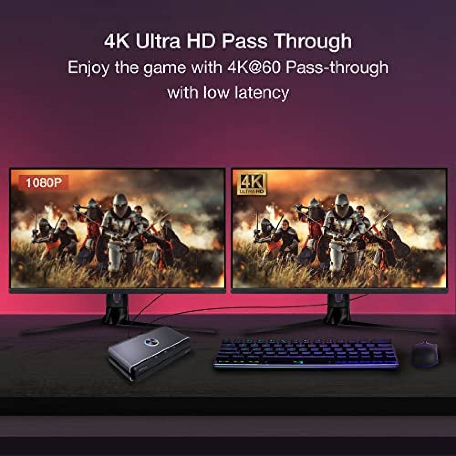 Capturadora de Video EZCast CatchU USB PC HDMI Gamer Stream