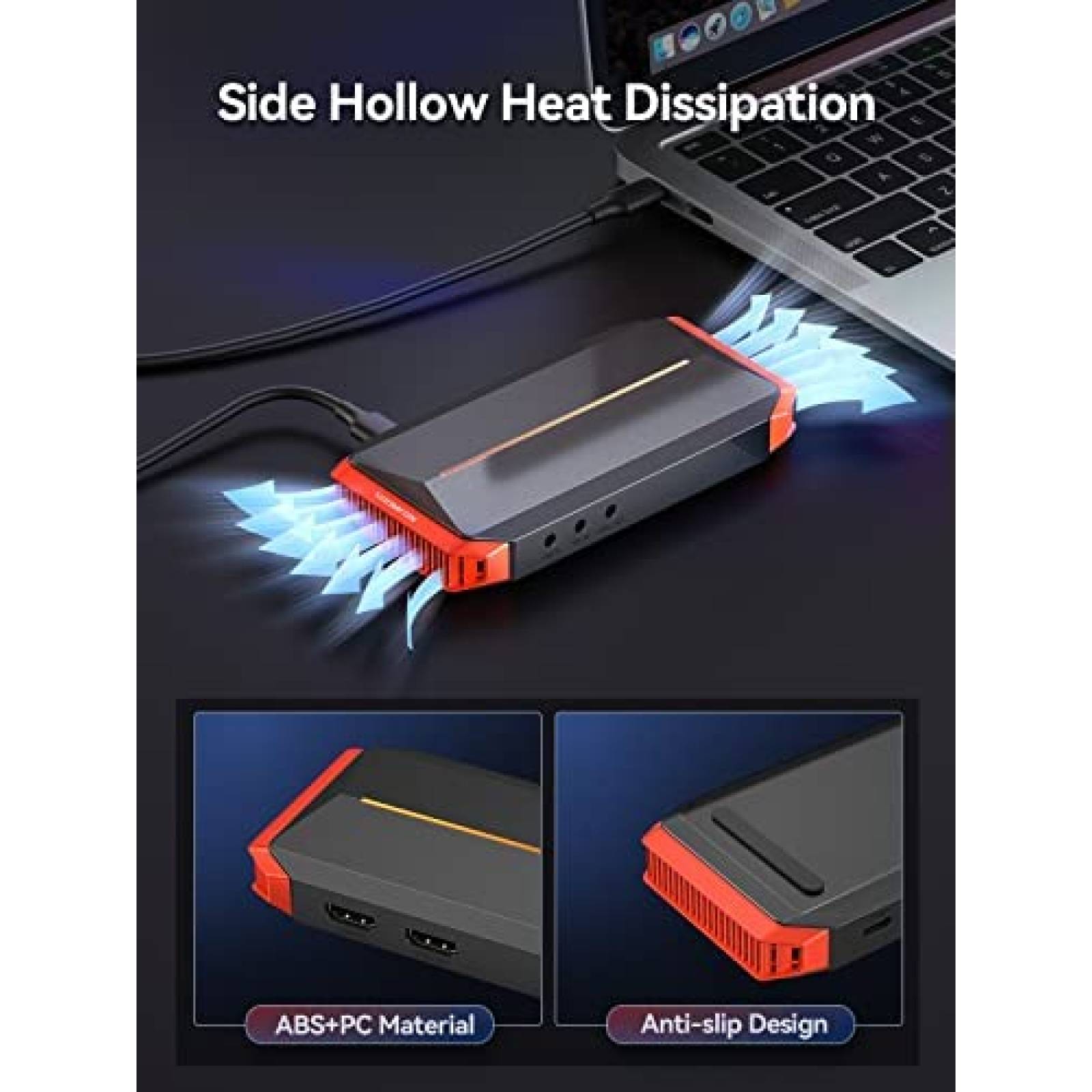 Capturadora de Video SOOMFON 4K USB-C HDMI Gamer Stream