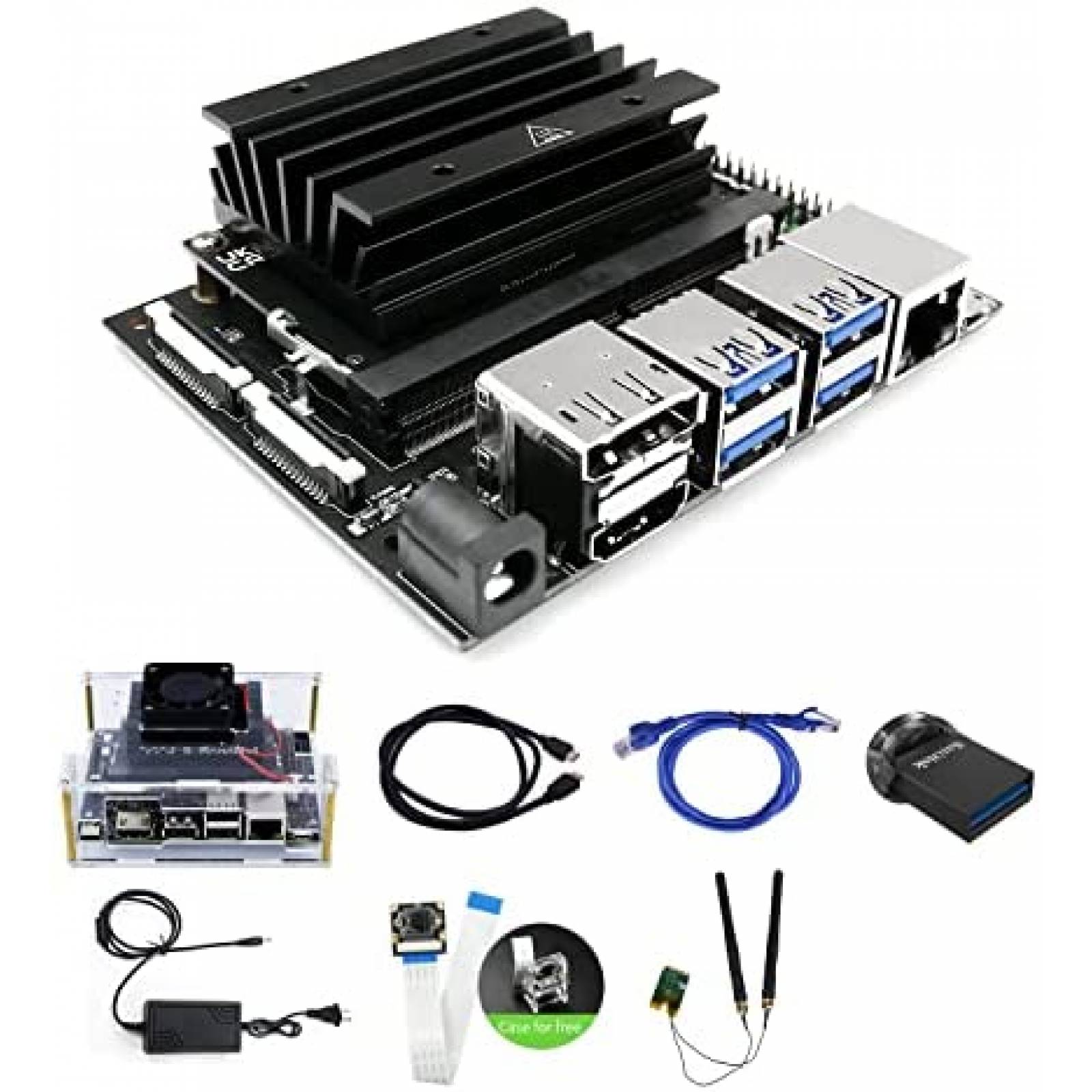 Kit de Desarrollo Yahboom Jetson Nano 4GB NVIDIA -Negro
