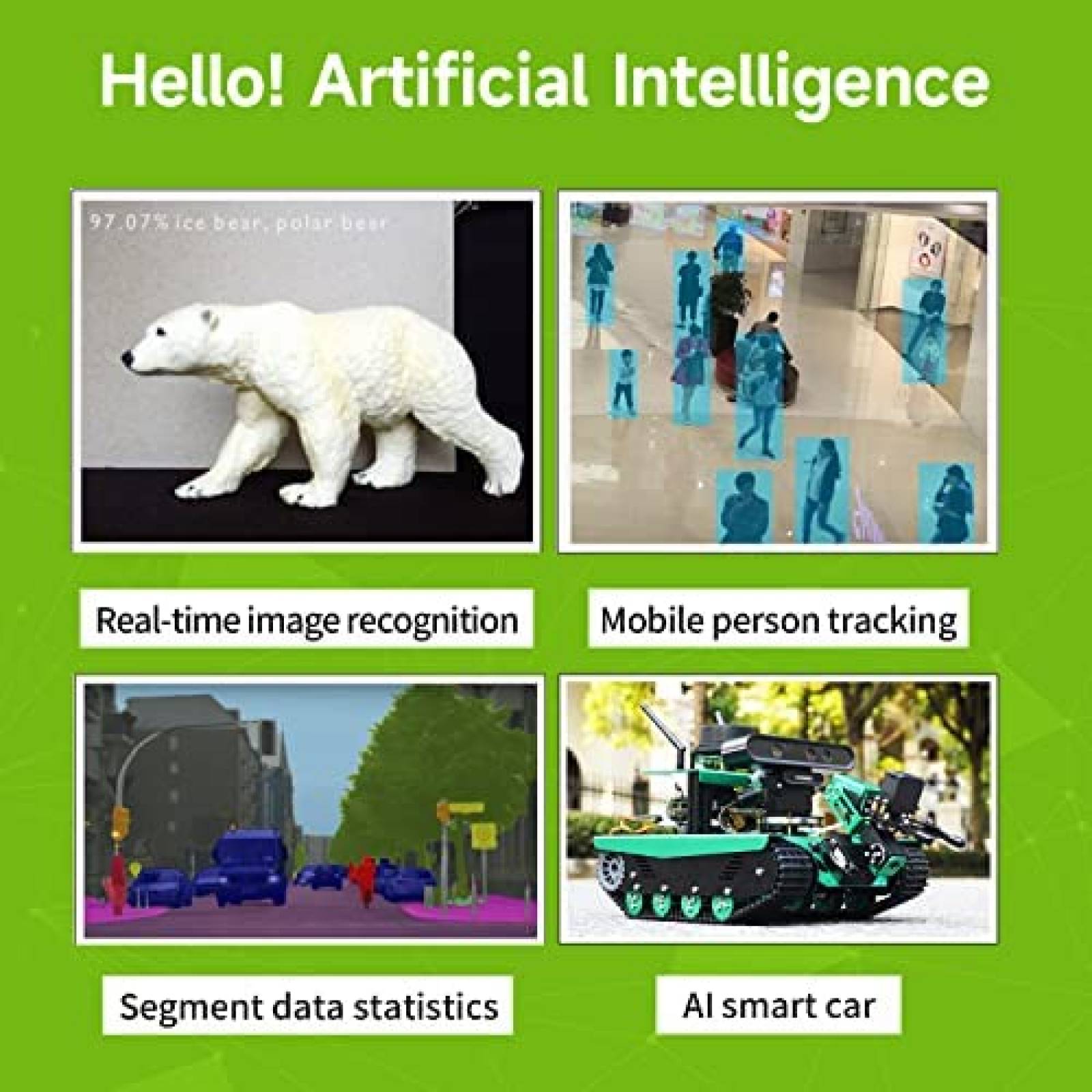 Kit de Desarrollo Yahboom Jetson Nano 4GB NVIDIA -Negro