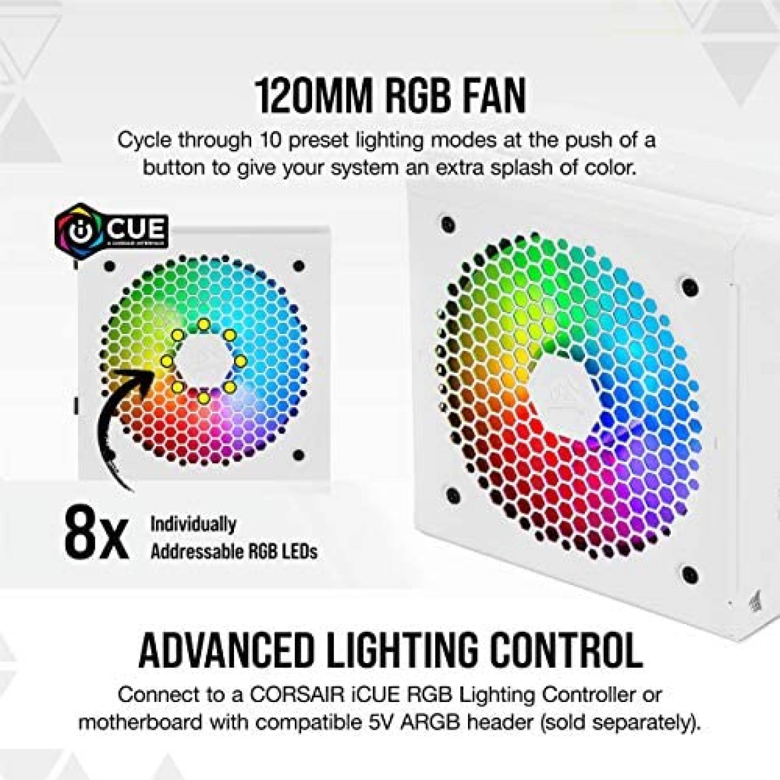 Fuente de Alimentacion Corsair CX 750W 80 Plus -Blanco