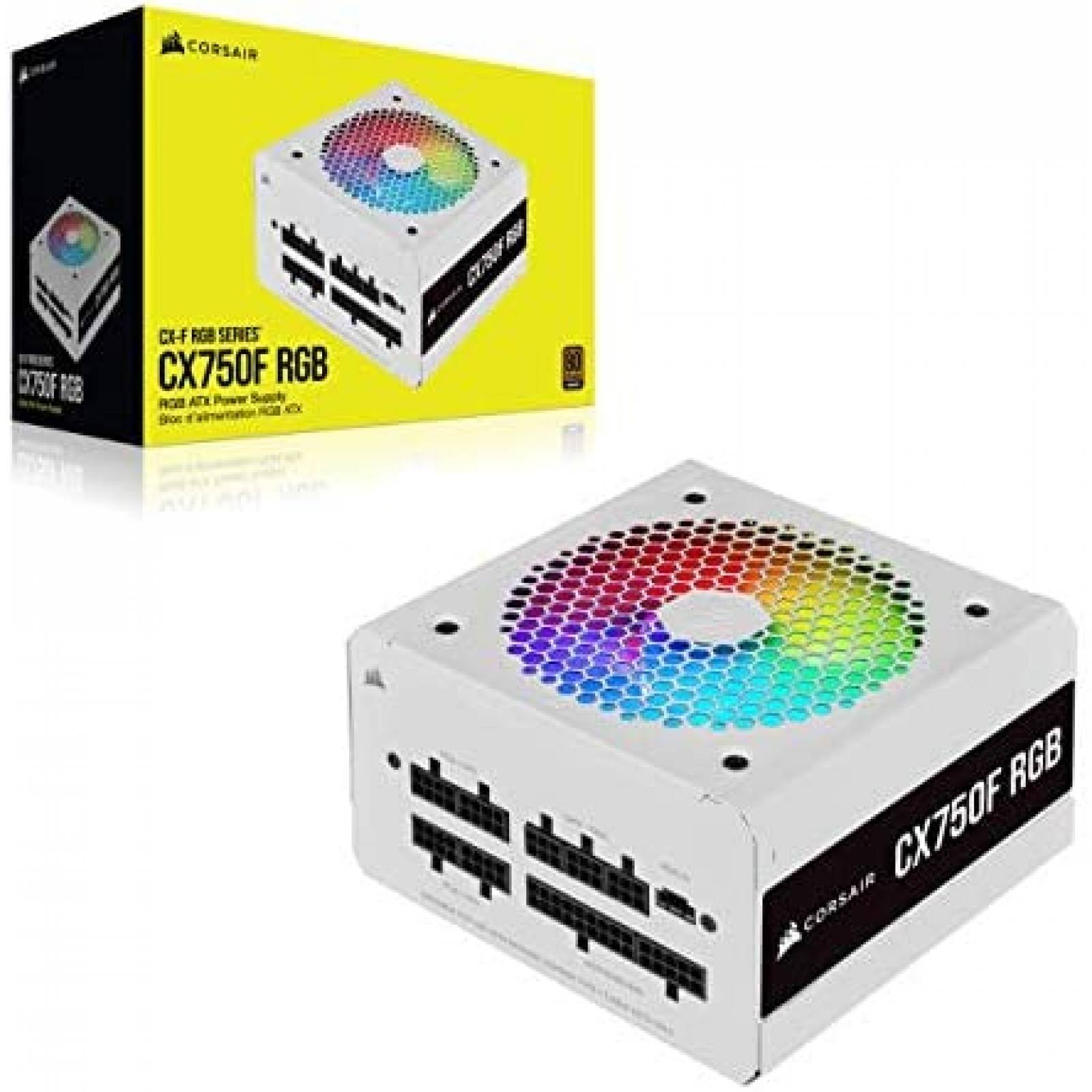 Fuente de Alimentacion Corsair CX 750W 80 Plus -Blanco