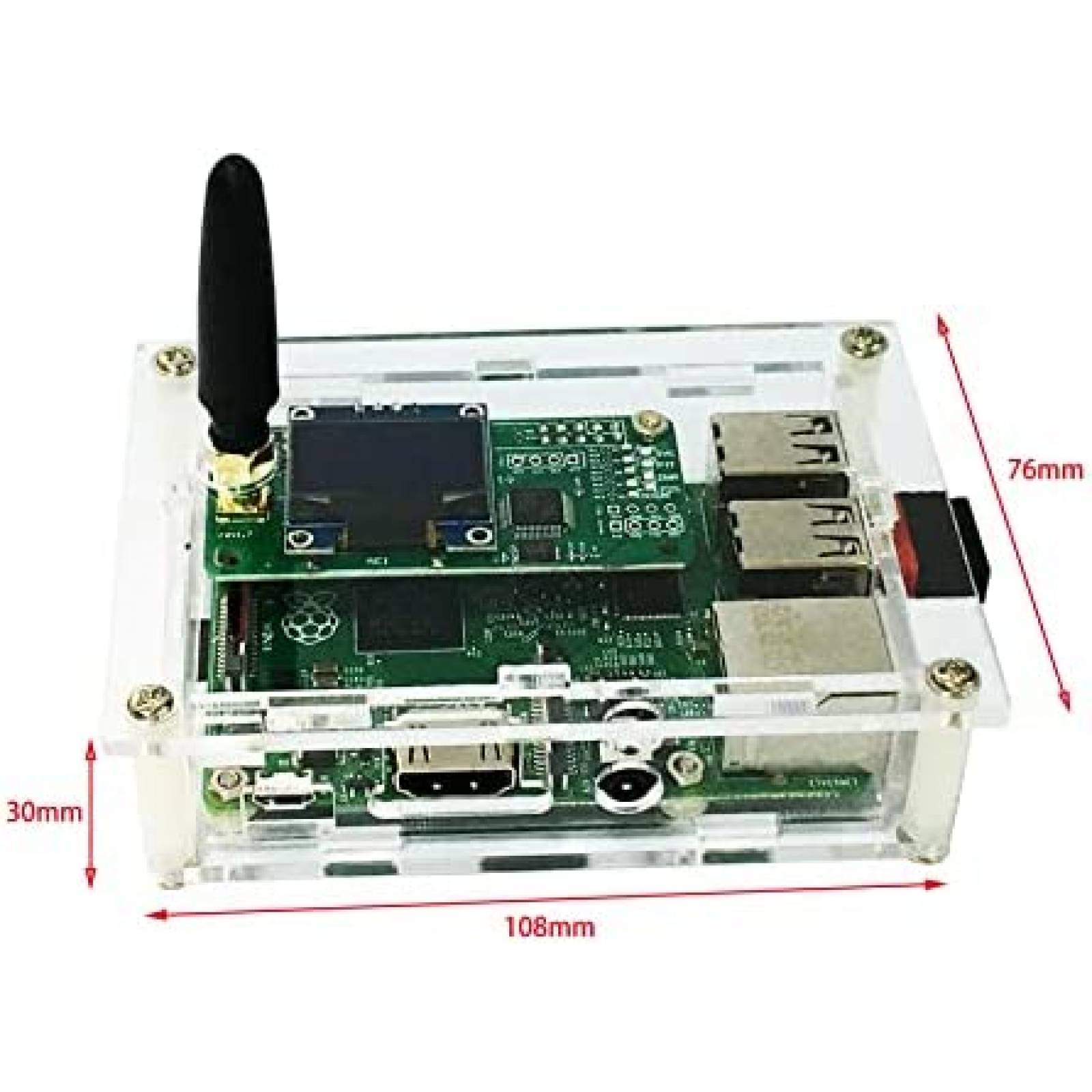 Modem de Voz Digital Mokxihit Simplex Raspberry Pi Modelo B