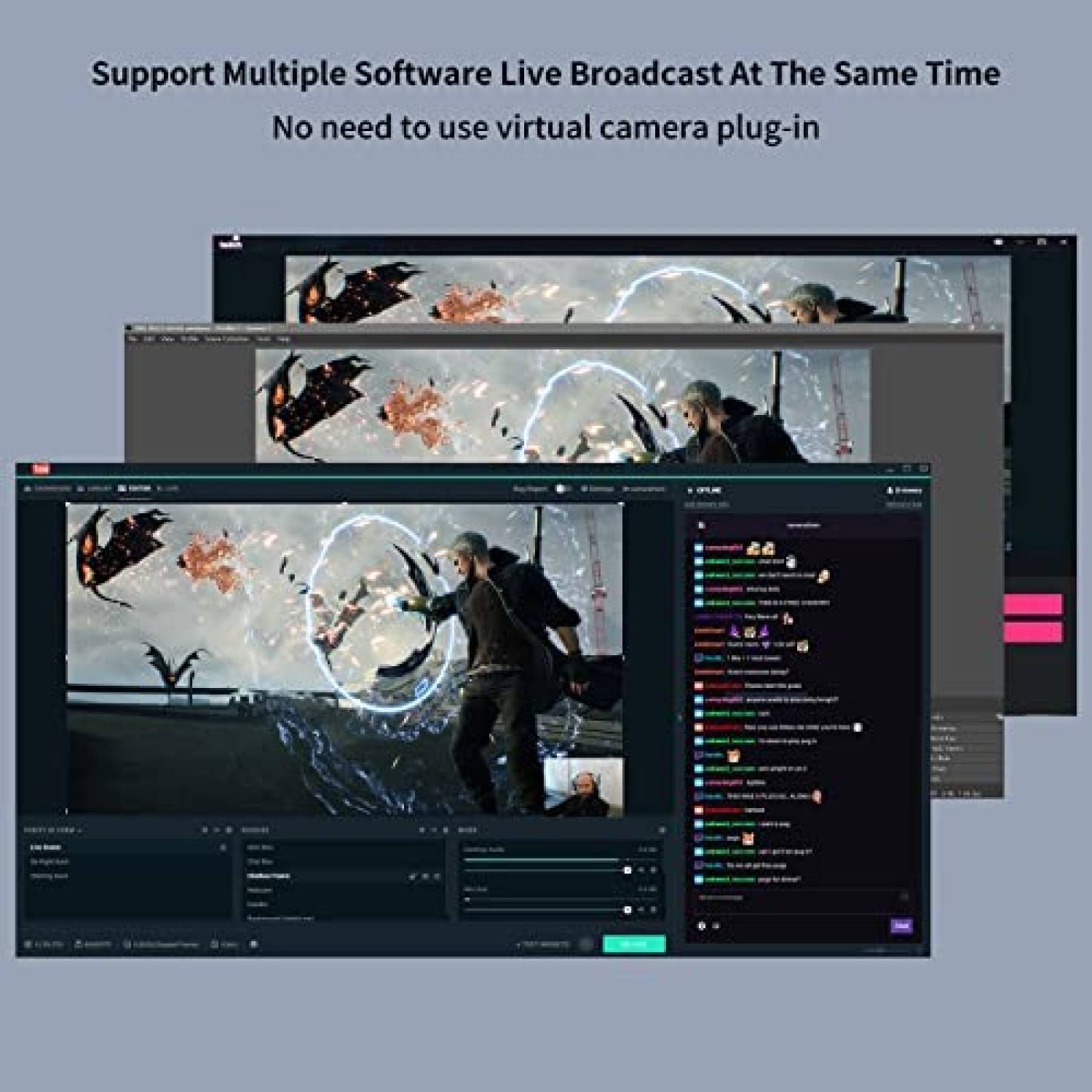 Tarjeta Capturadora de Video Acasis 4K60 HDMI PCIe Gamer