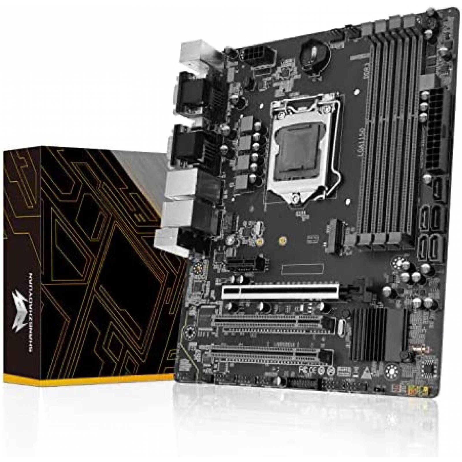 Tarjeta Madre Shangzhaoyuan H97M Pro LGA 1150 -Negro